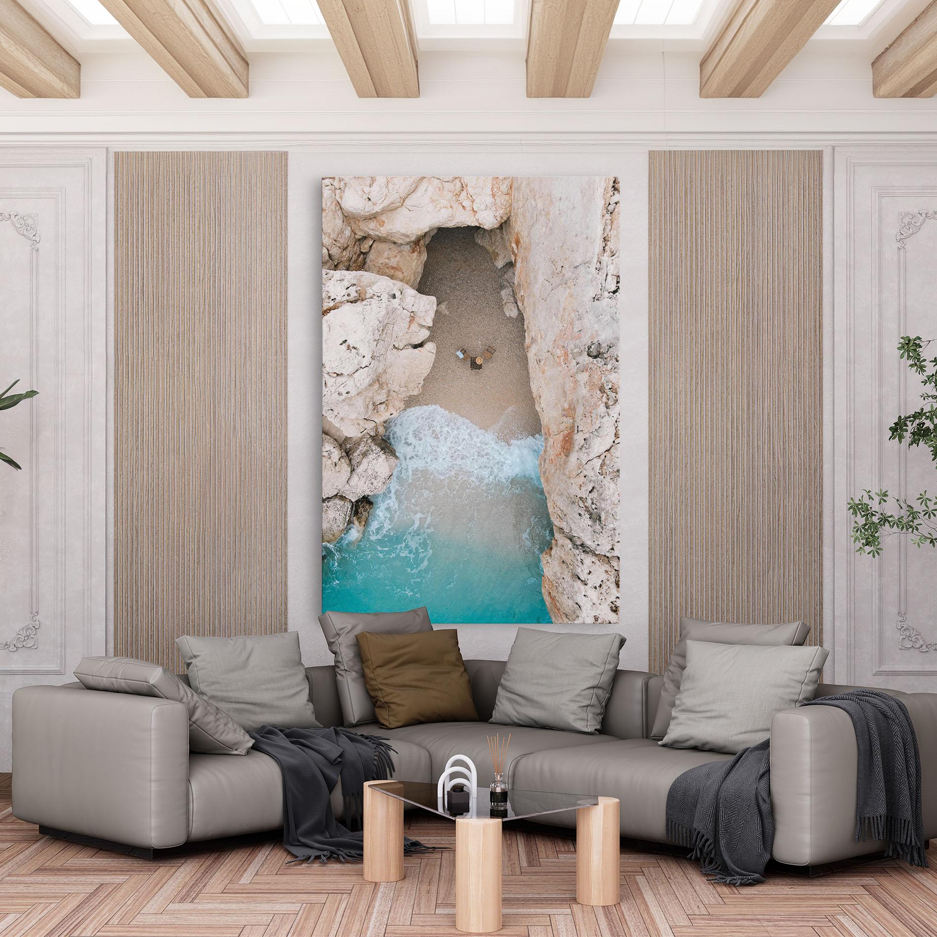 Obraz na Płótnie Private White Cave mockup 6