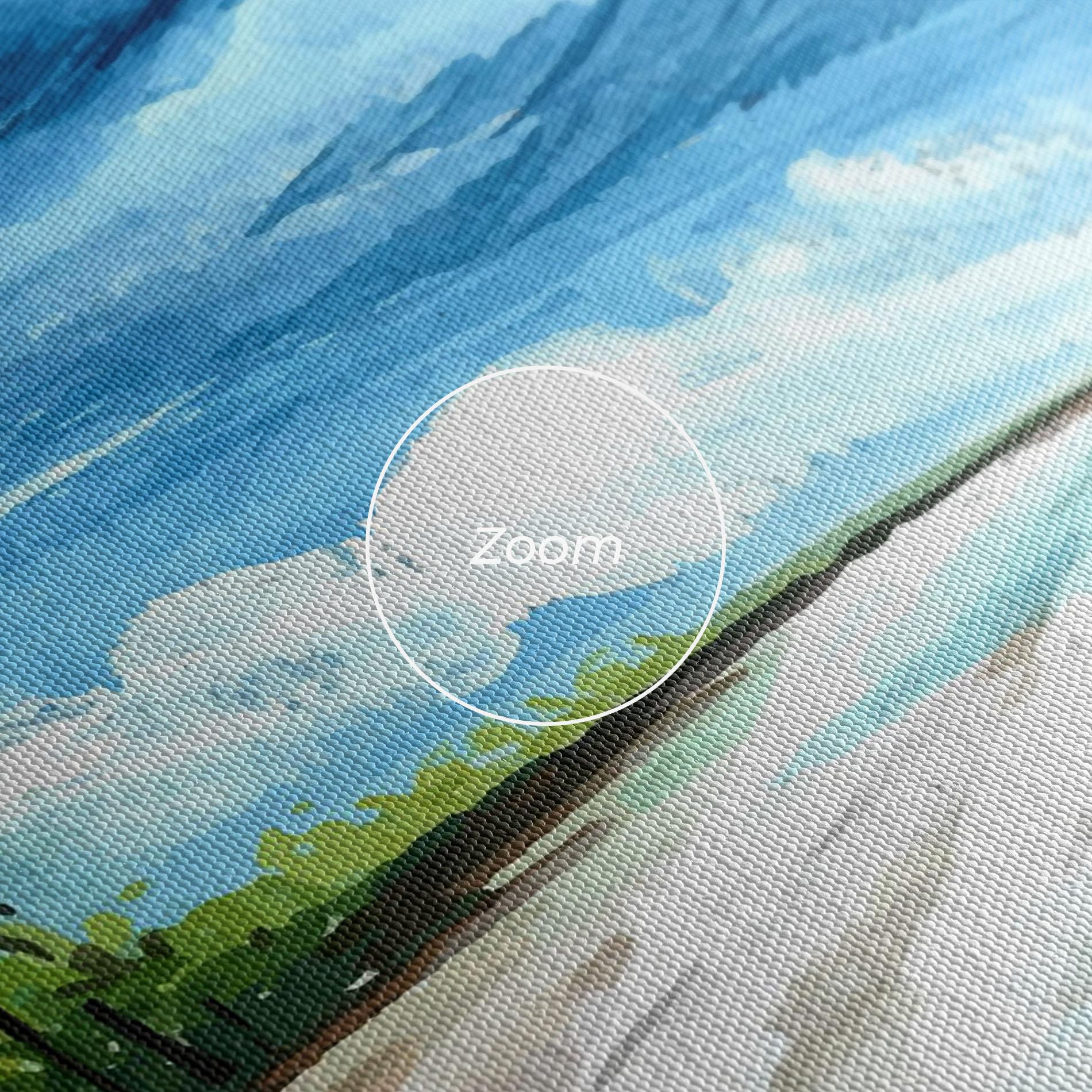 Obraz na Płótnie Beach Painting Art mockup 3