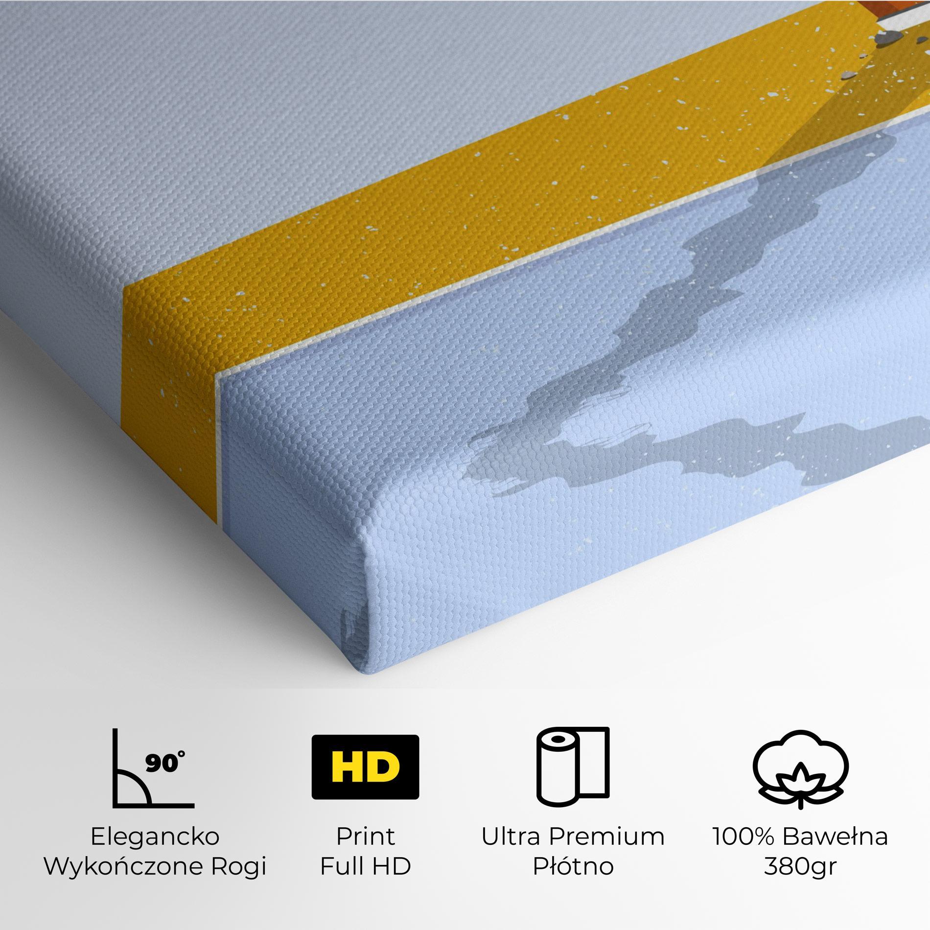 Obraz na Płótnie Beach Tower mockup 4