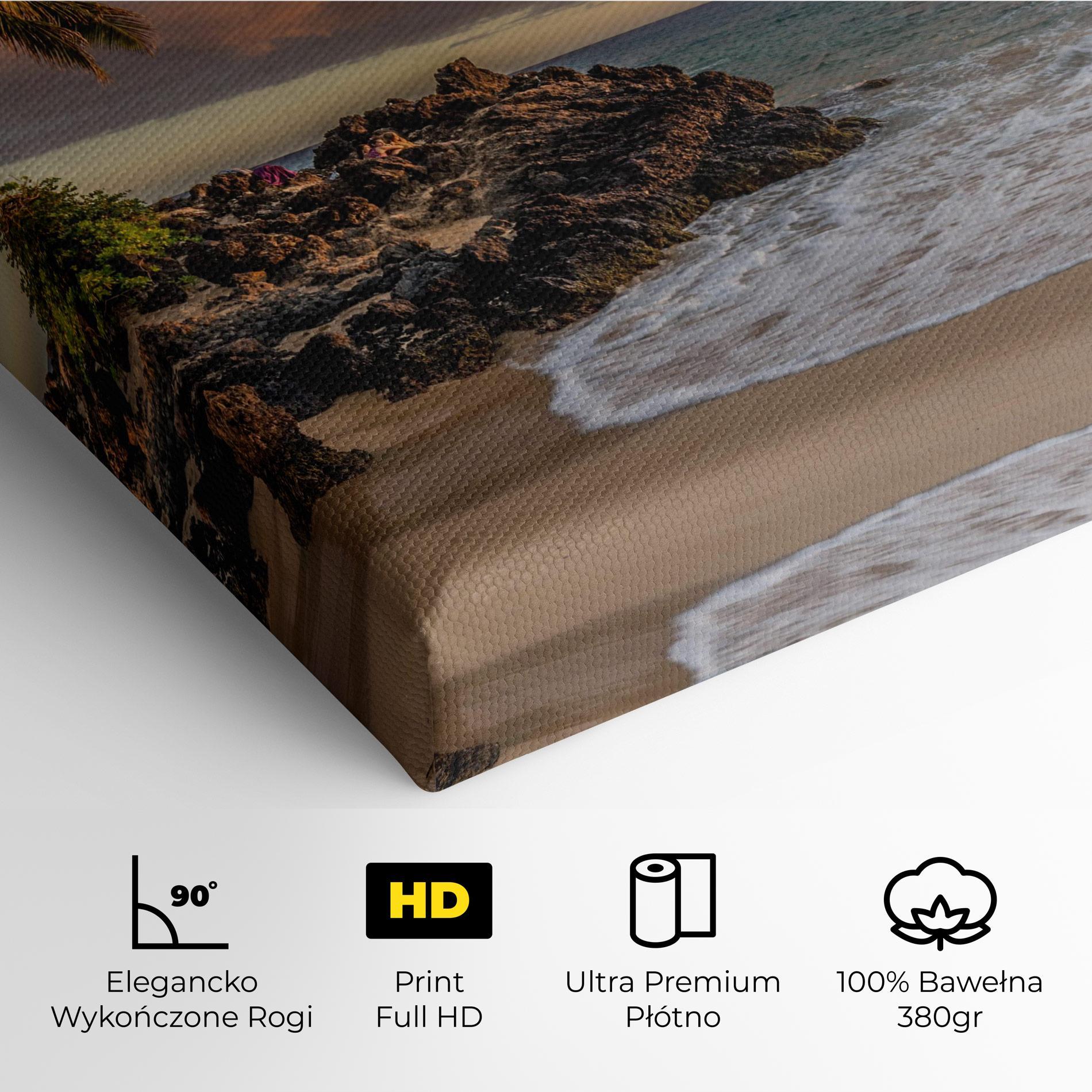 Obraz na Płótnie Beautiful Beach Landscape mockup 4