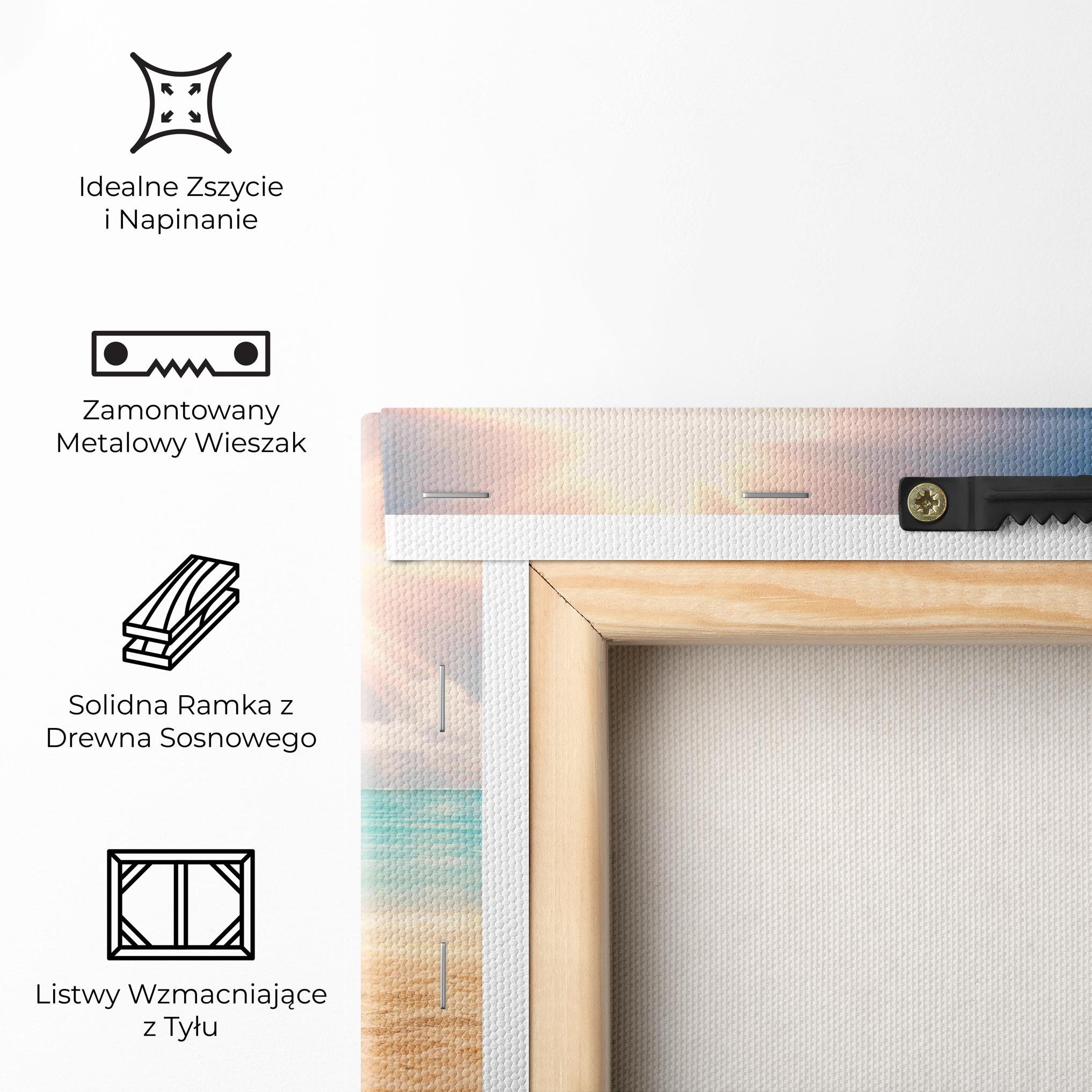 Obraz na Płótnie Exotic Beach Ocean mockup 5