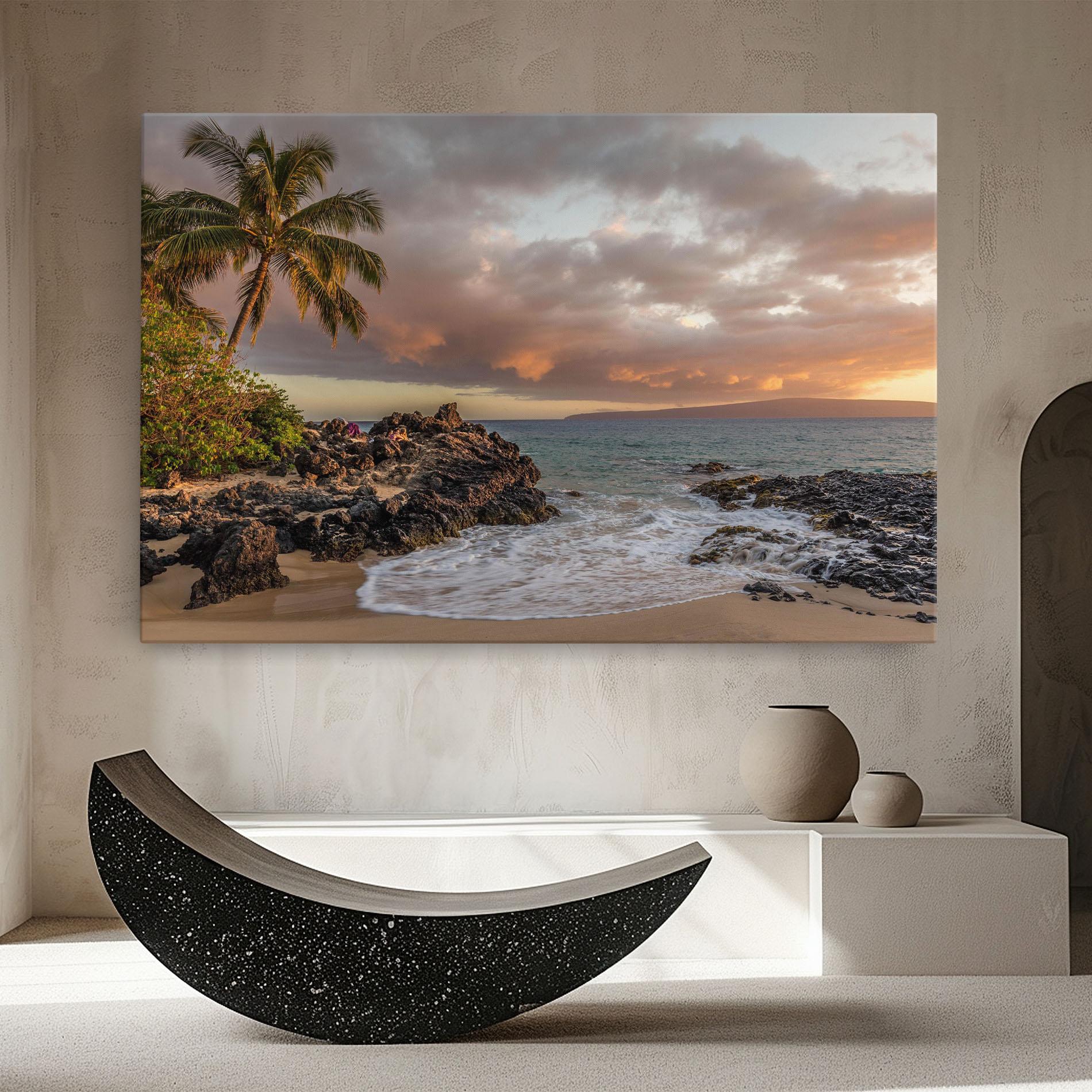 Obraz na Płótnie Beautiful Beach Landscape mockup 8