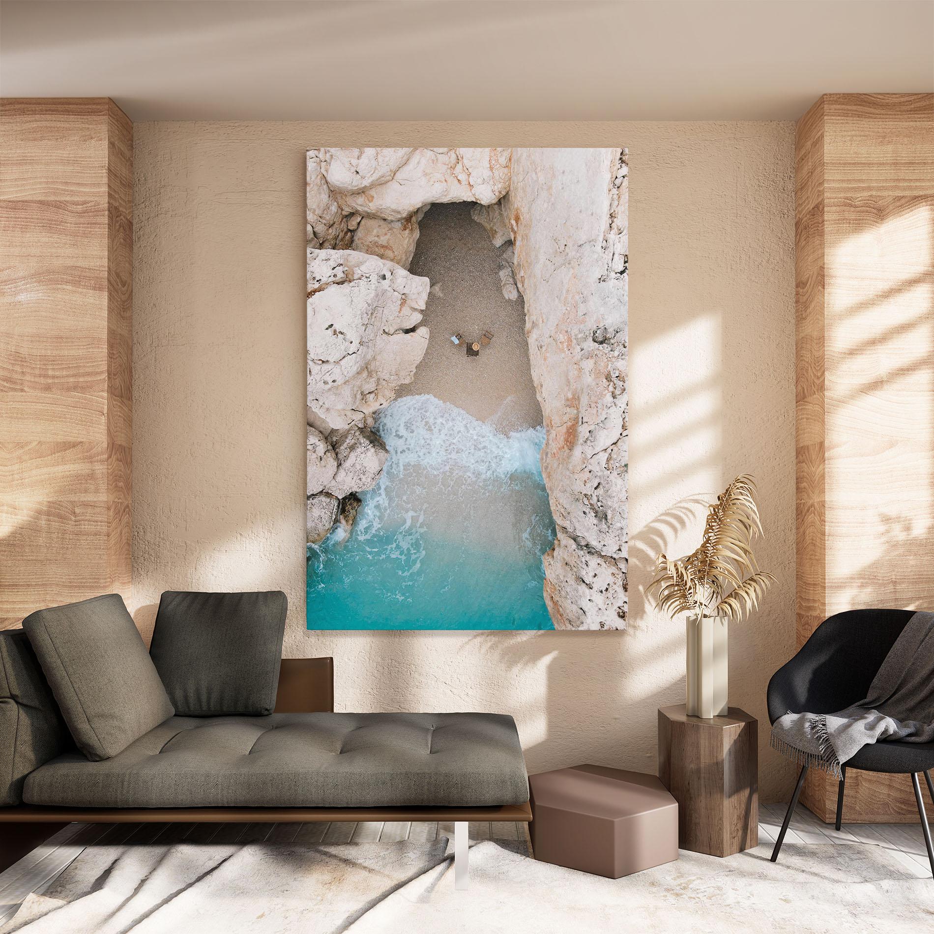 Obraz na Płótnie Private White Cave mockup 8