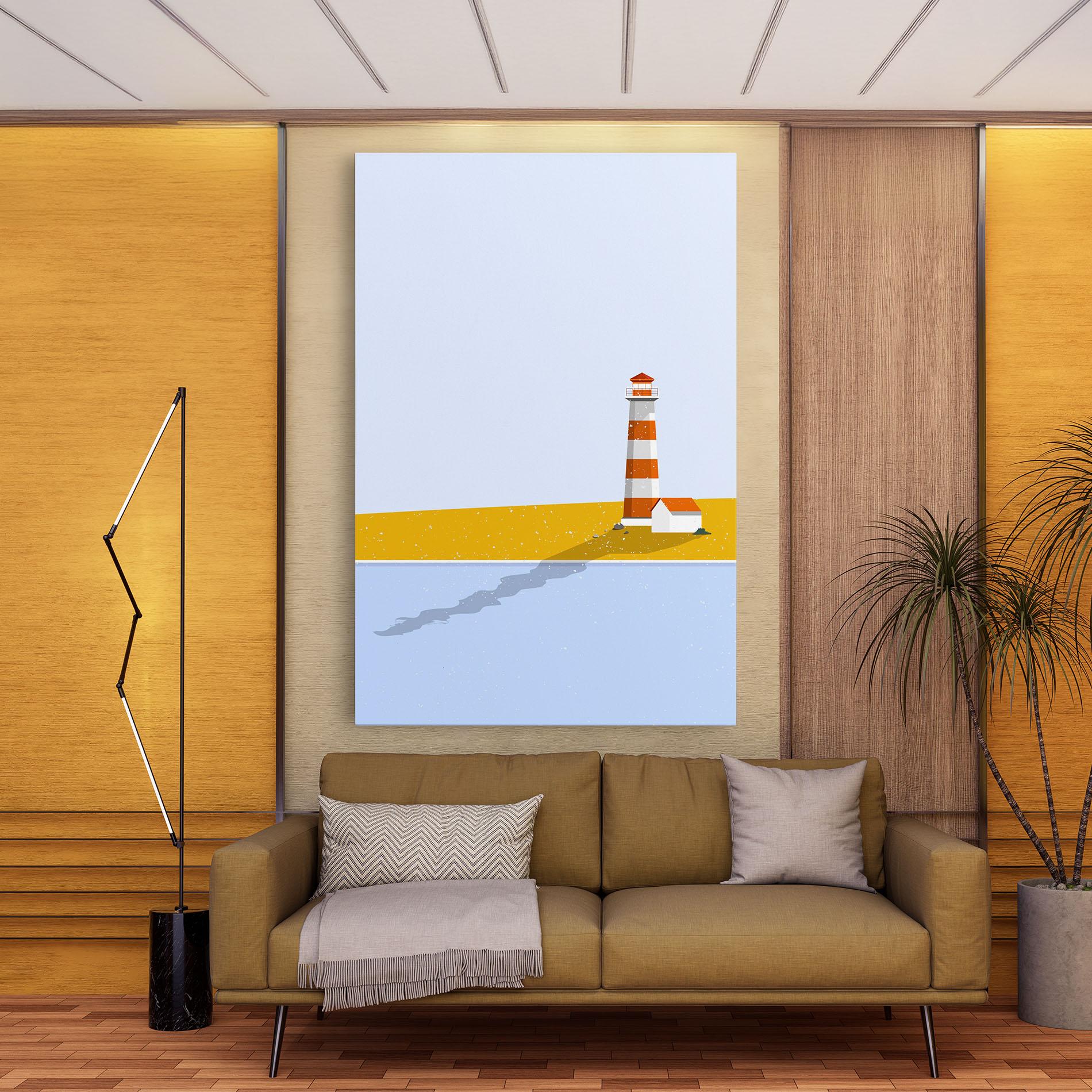 Obraz na Płótnie Beach Tower mockup 9
