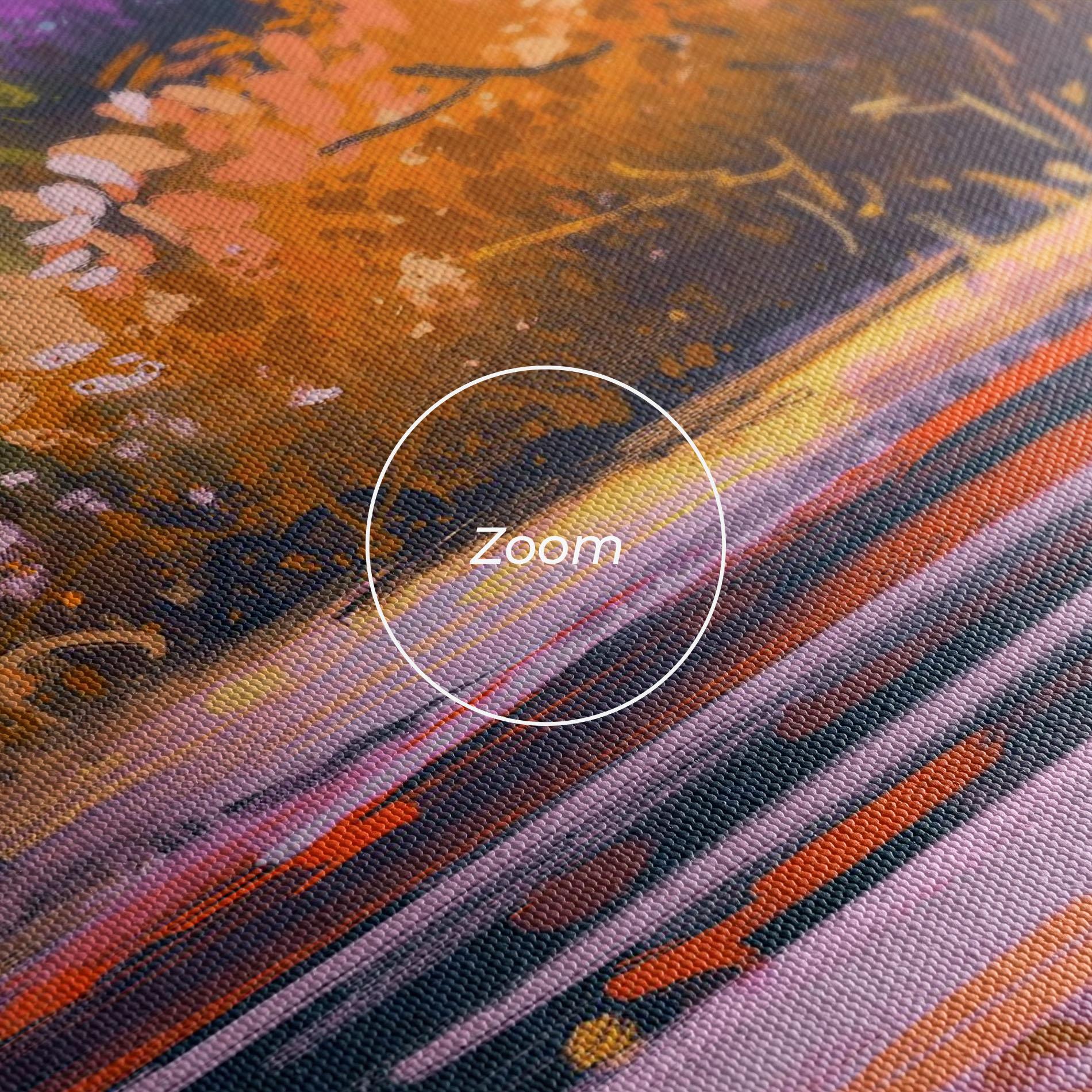 Obraz na Płótnie Landscape Colorful Trees mockup 3