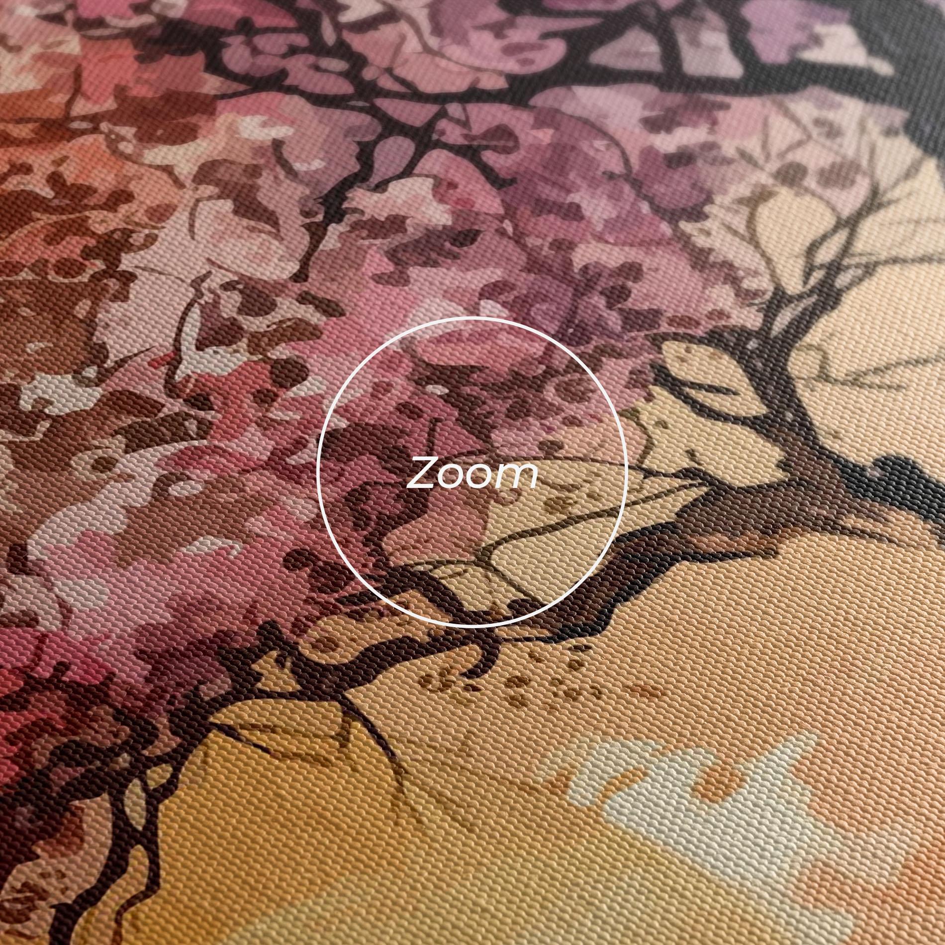 Obraz na Płótnie Sunset Spring mockup 3