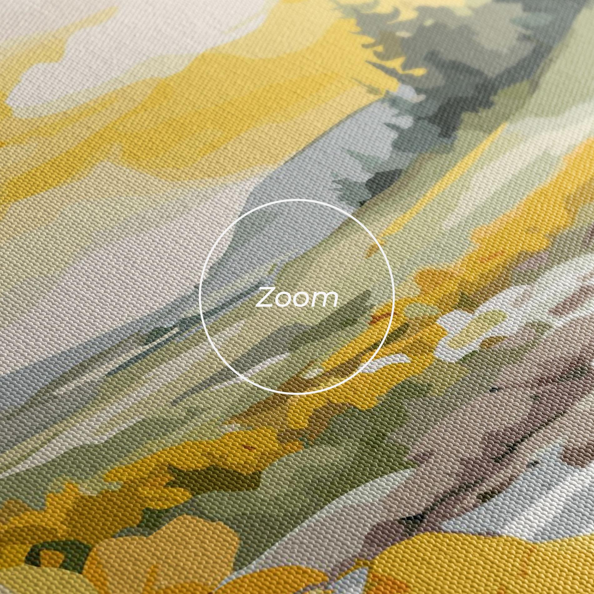 Obraz na Płótnie Yellow Spring Flower mockup 3