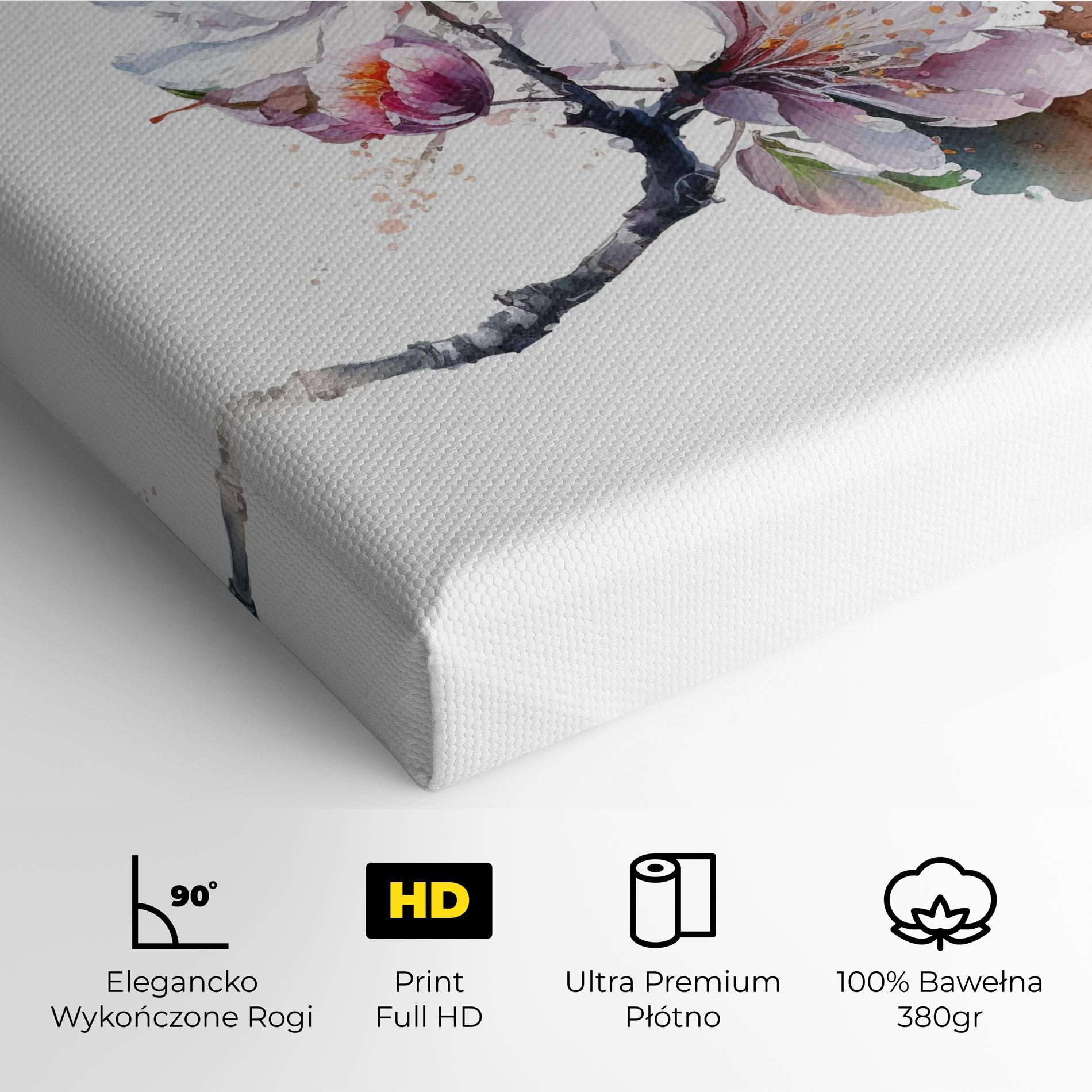 Obraz na Płótnie Cherry Spring Art mockup 4