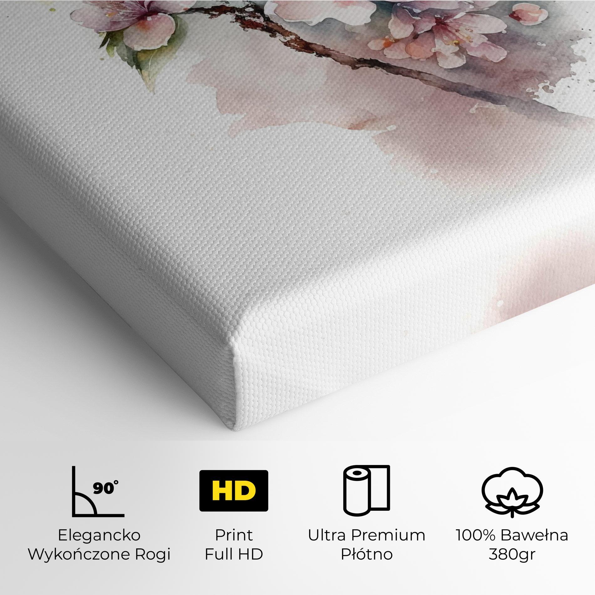 Obraz na Płótnie Spring Pastel Flower mockup 4