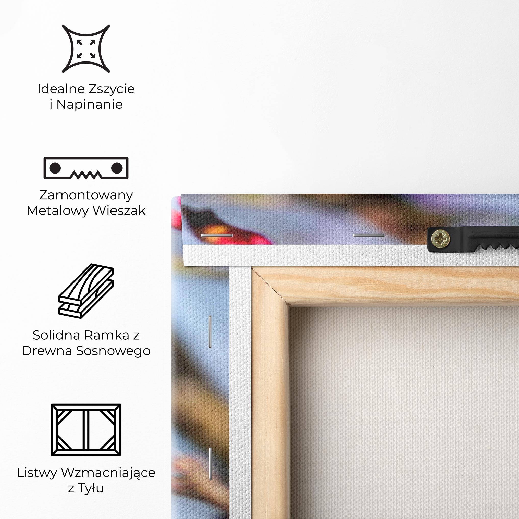 Obraz na Płótnie Cute Pink Flower Buds mockup 5