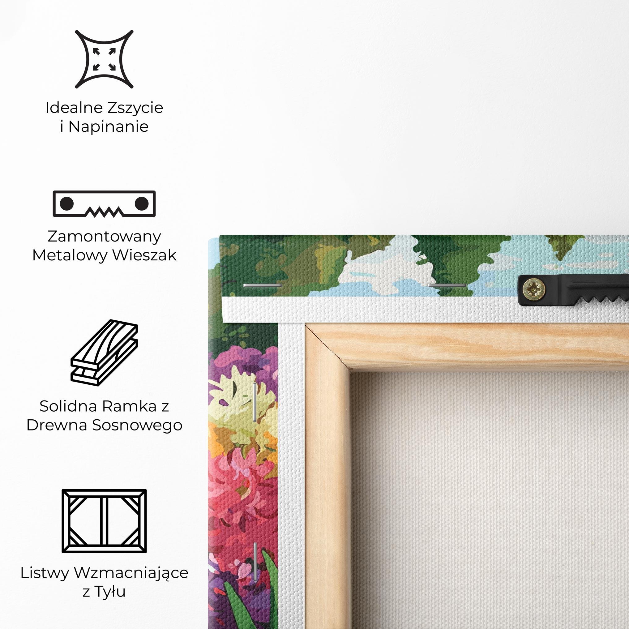 Obraz na Płótnie Pretty Colorful Spring mockup 5