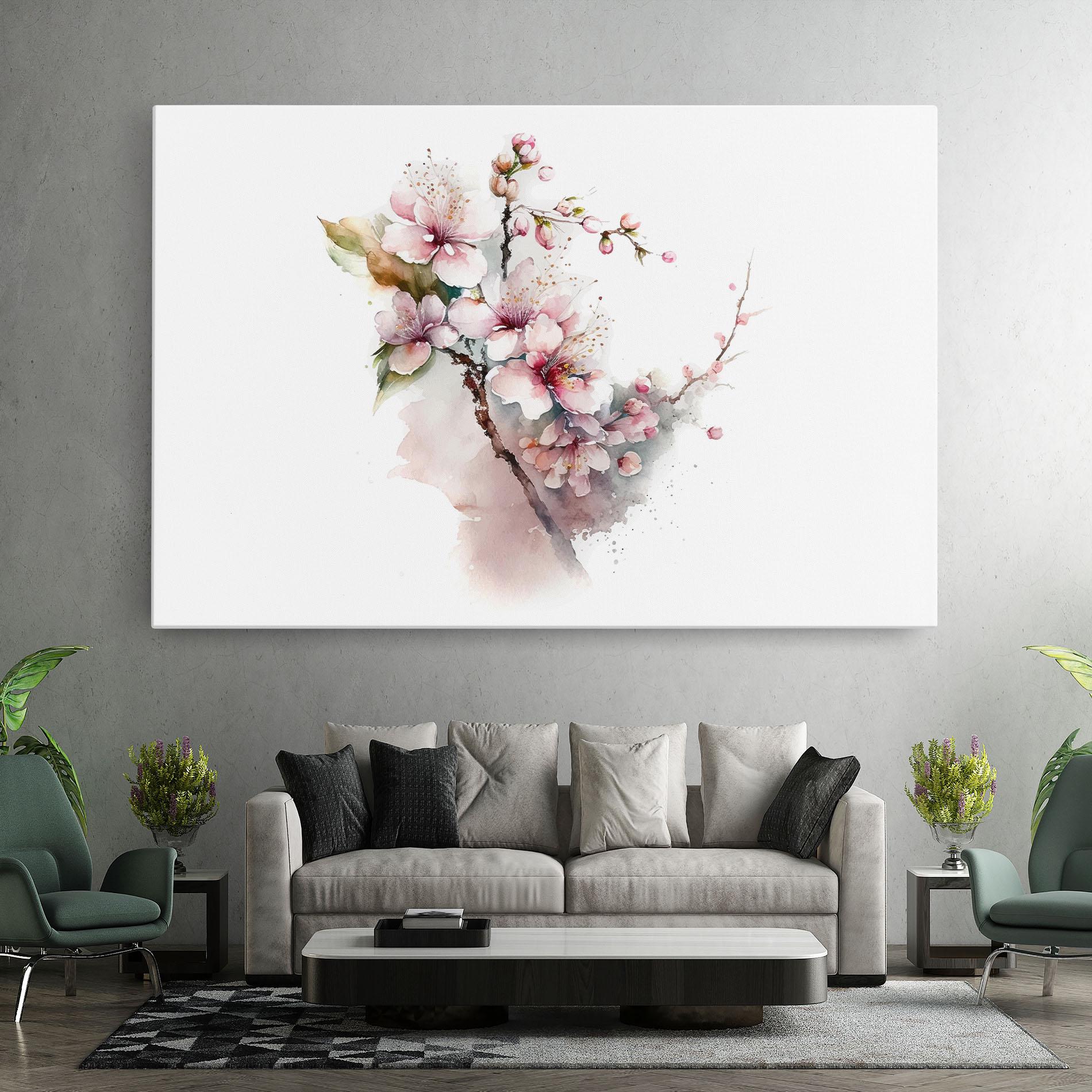 Obraz na Płótnie Spring Pastel Flower mockup 7