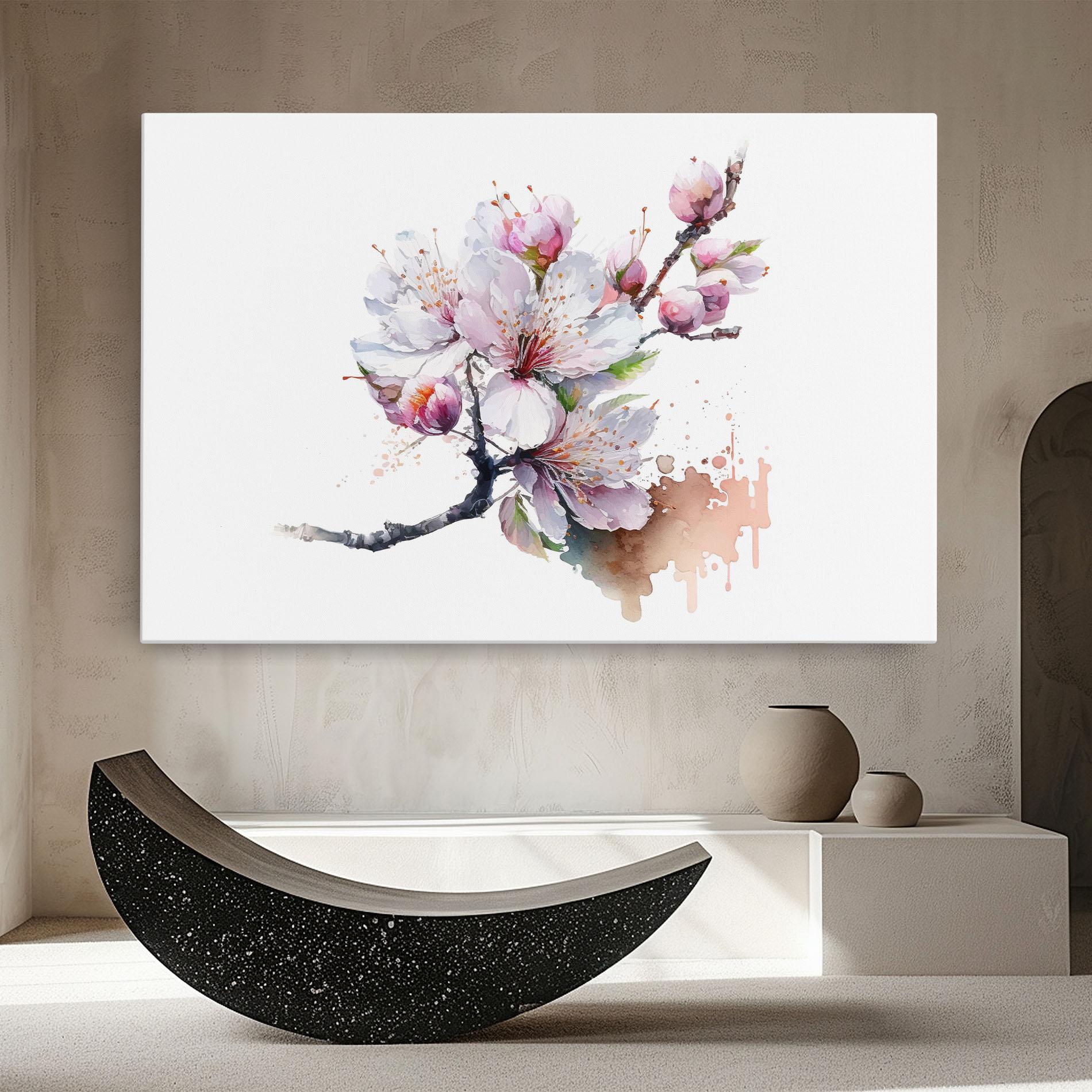 Obraz na Płótnie Cherry Spring Art mockup 8
