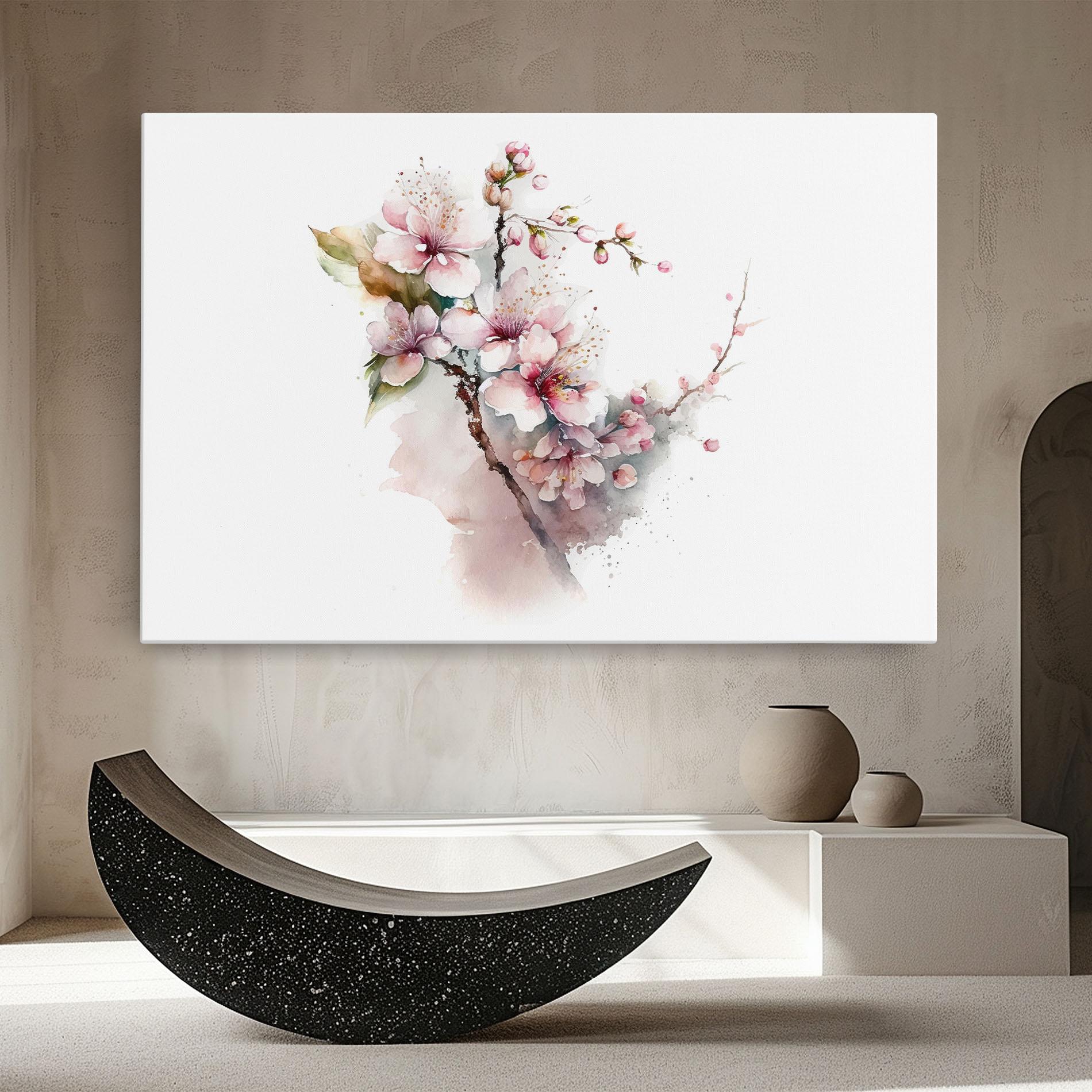 Obraz na Płótnie Spring Pastel Flower mockup 8