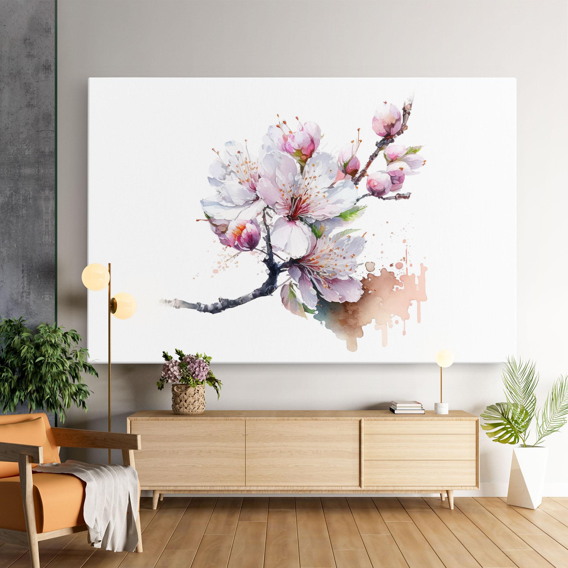 Obraz na Płótnie Cherry Spring Art mockup 9