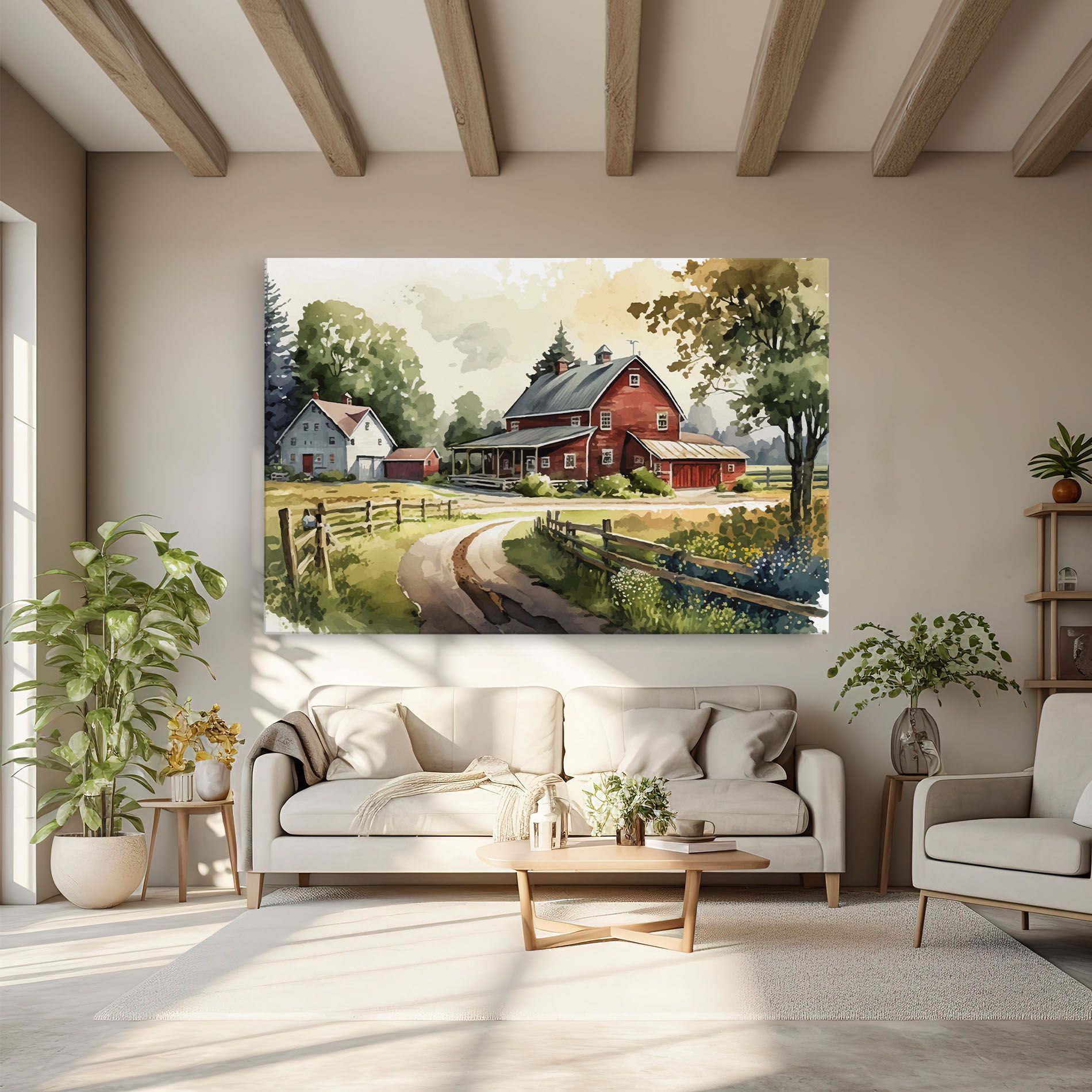 Farmhouse Painting mockup 6