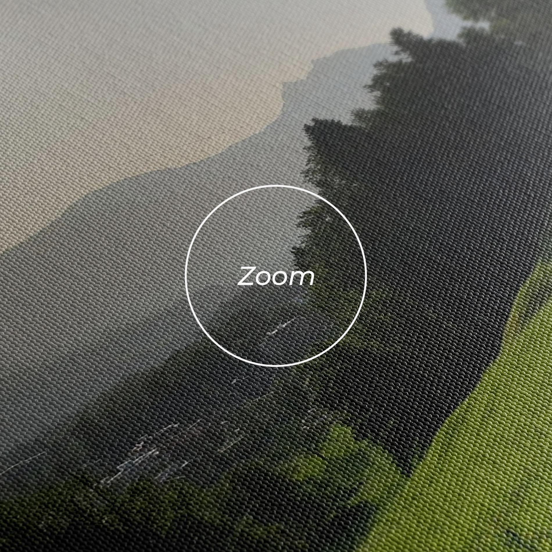 Obraz na Płótnie Foggy Rural Road mockup 3