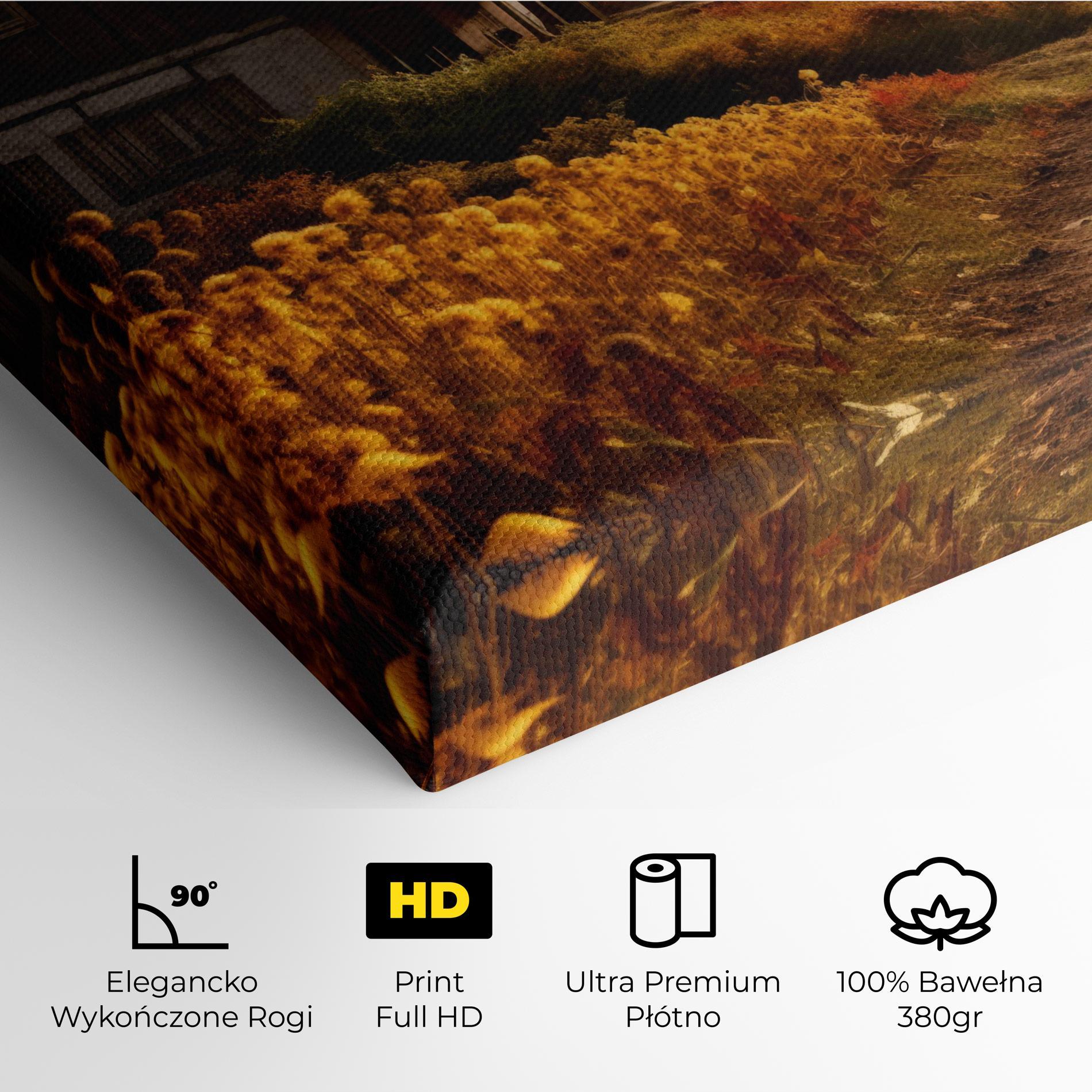 Obraz na Płótnie Autumn Farm House mockup 4