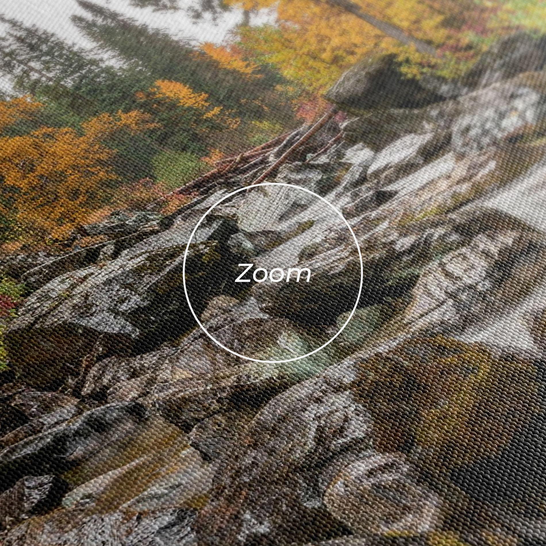 Obraz na Płótnie Autumn Stream mockup 3