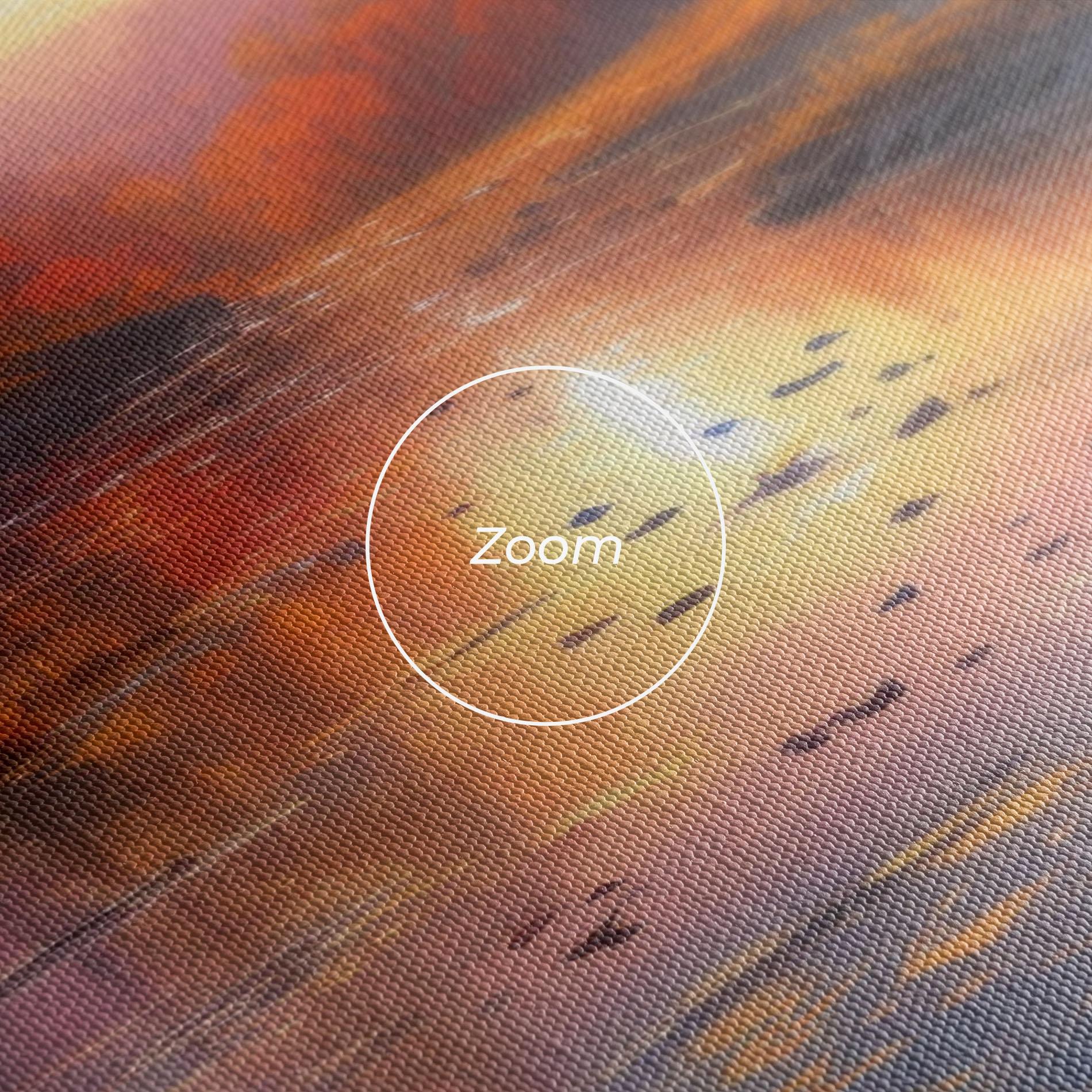 Obraz na Płótnie Autumn Sunset mockup 3