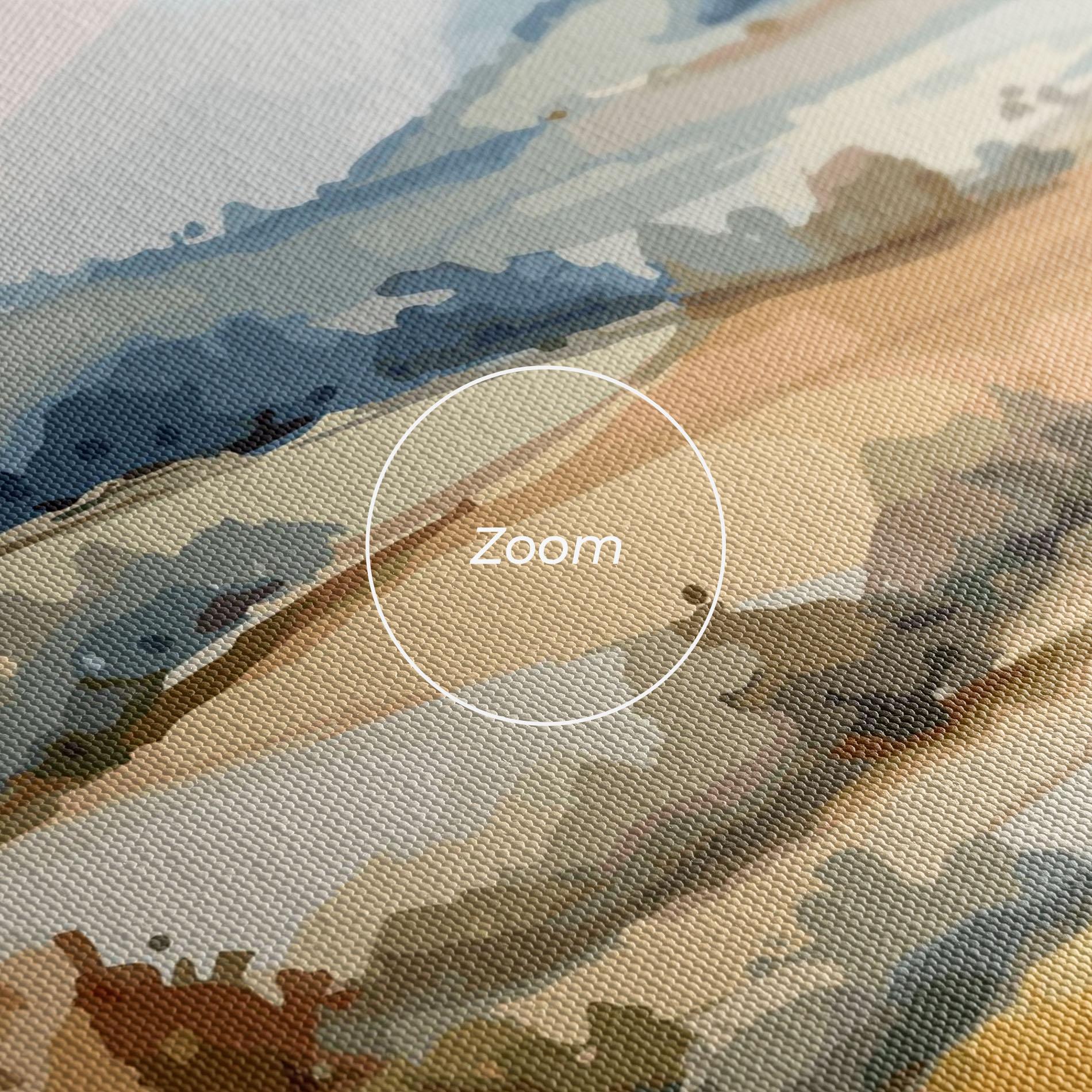 Obraz na Płótnie Blue Orange Autumn mockup 3