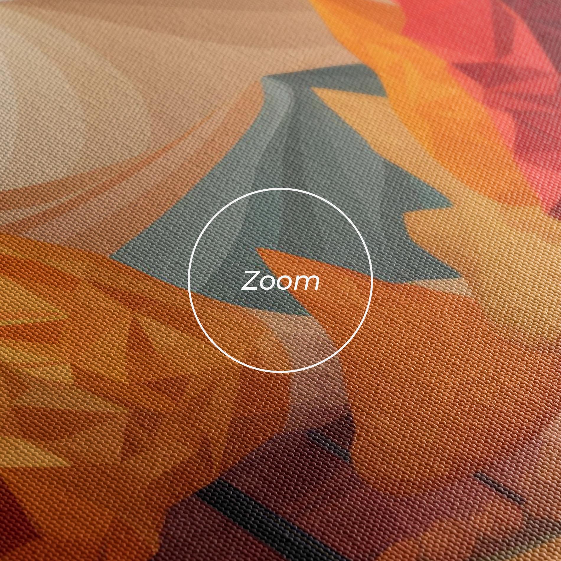 Obraz na Płótnie Colorful Trees Art mockup 3