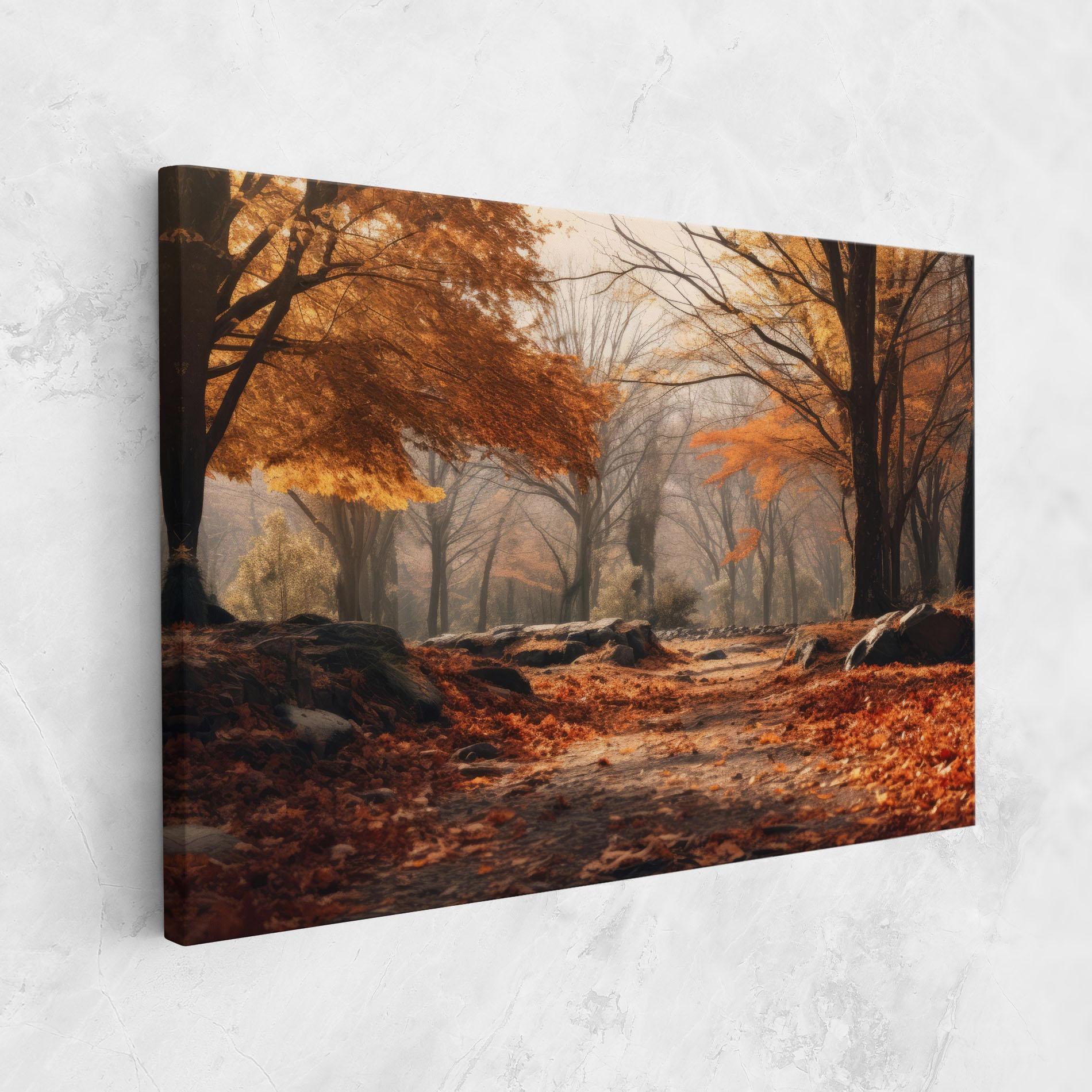 Obraz na Płótnie Autumn Forest mockup 1