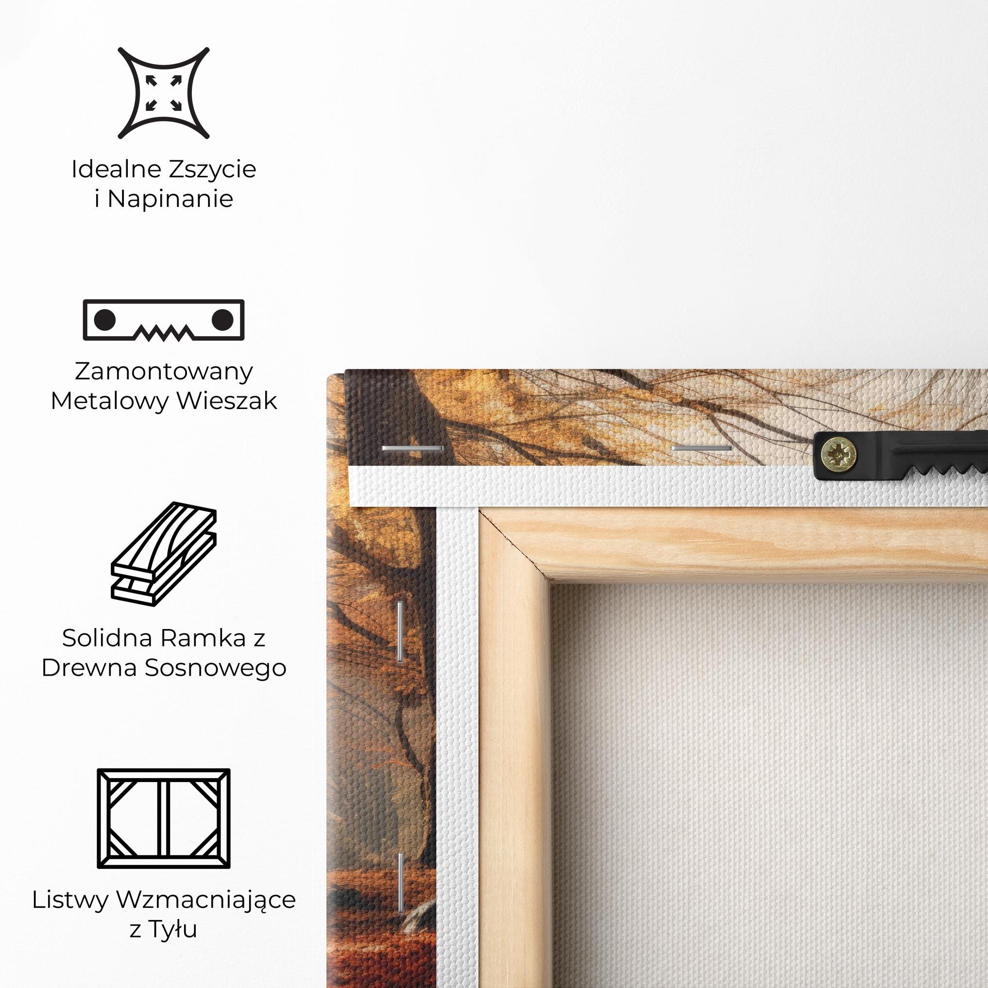 Obraz na Płótnie Autumn Forest mockup 5