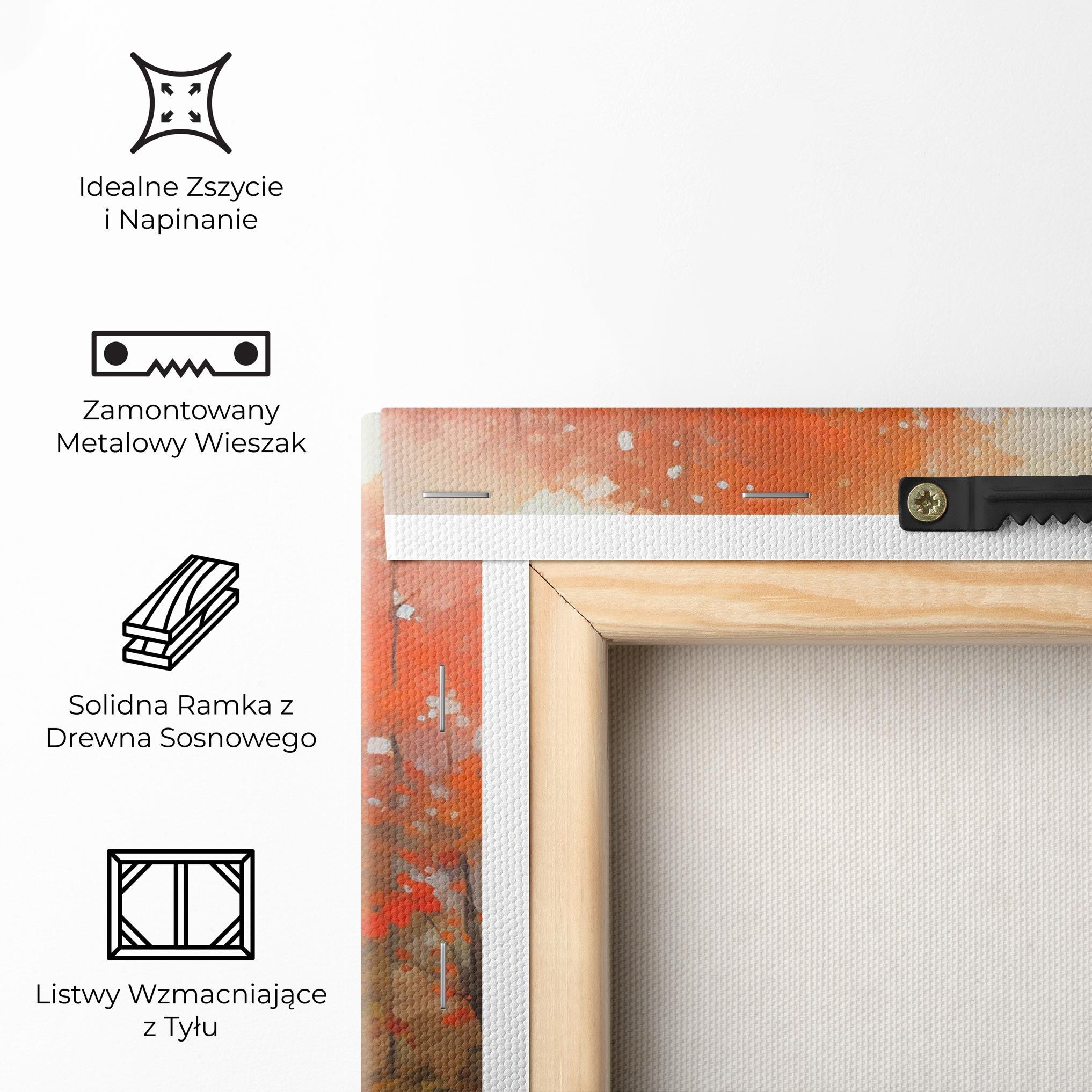 Obraz na Płótnie Autumnal Painting mockup 5