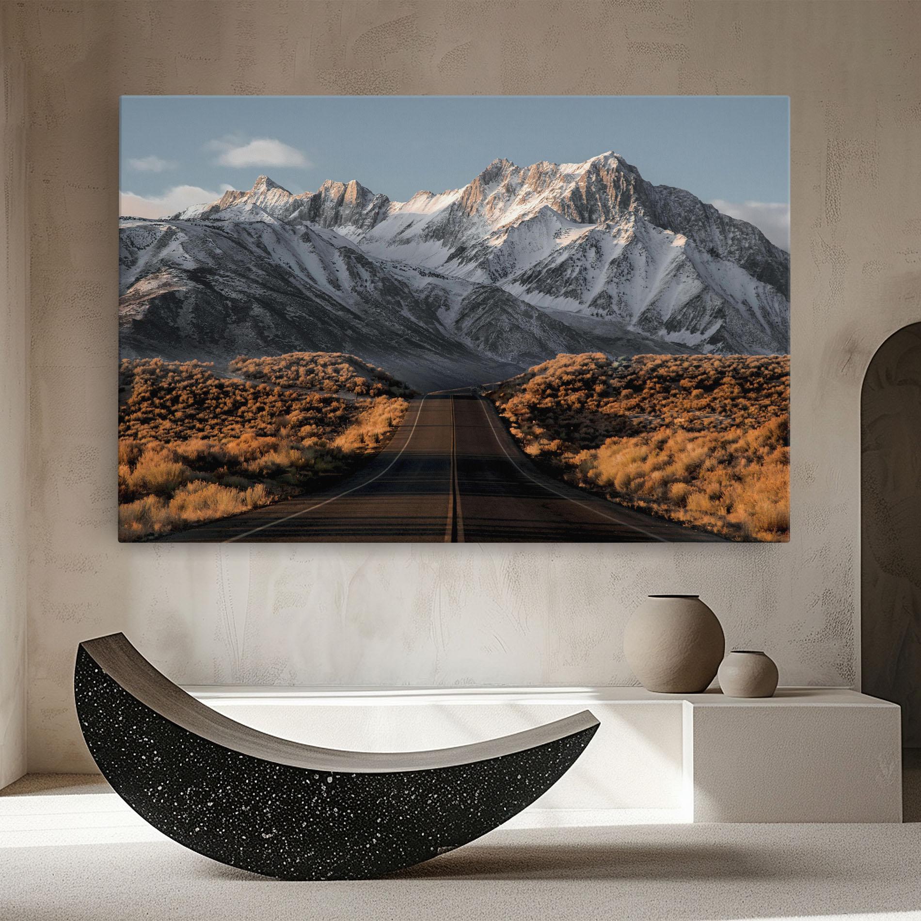 Obraz na Płótnie Autumn Mountain View mockup 8