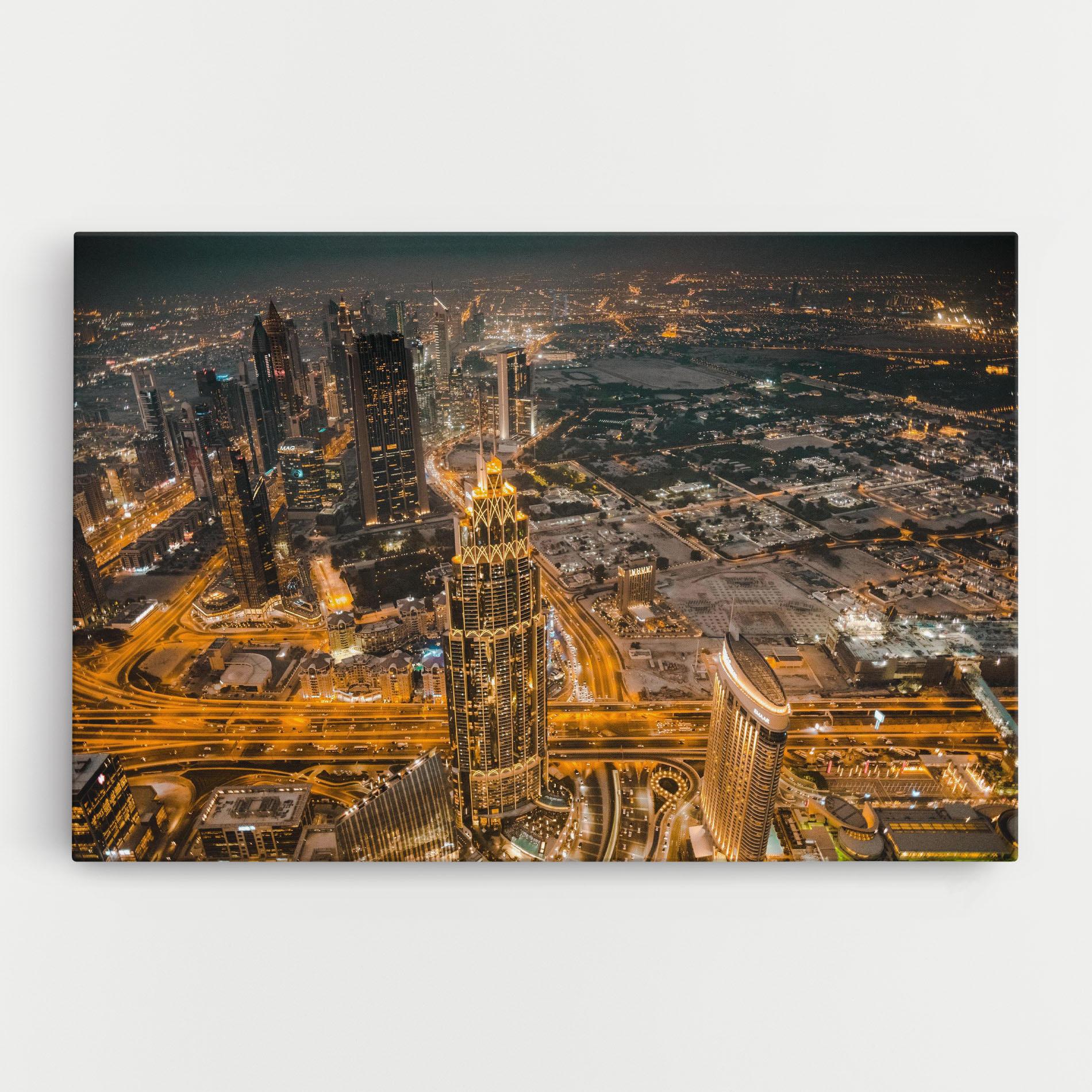 Obraz na Płótnie Dubai Lights mockup 0