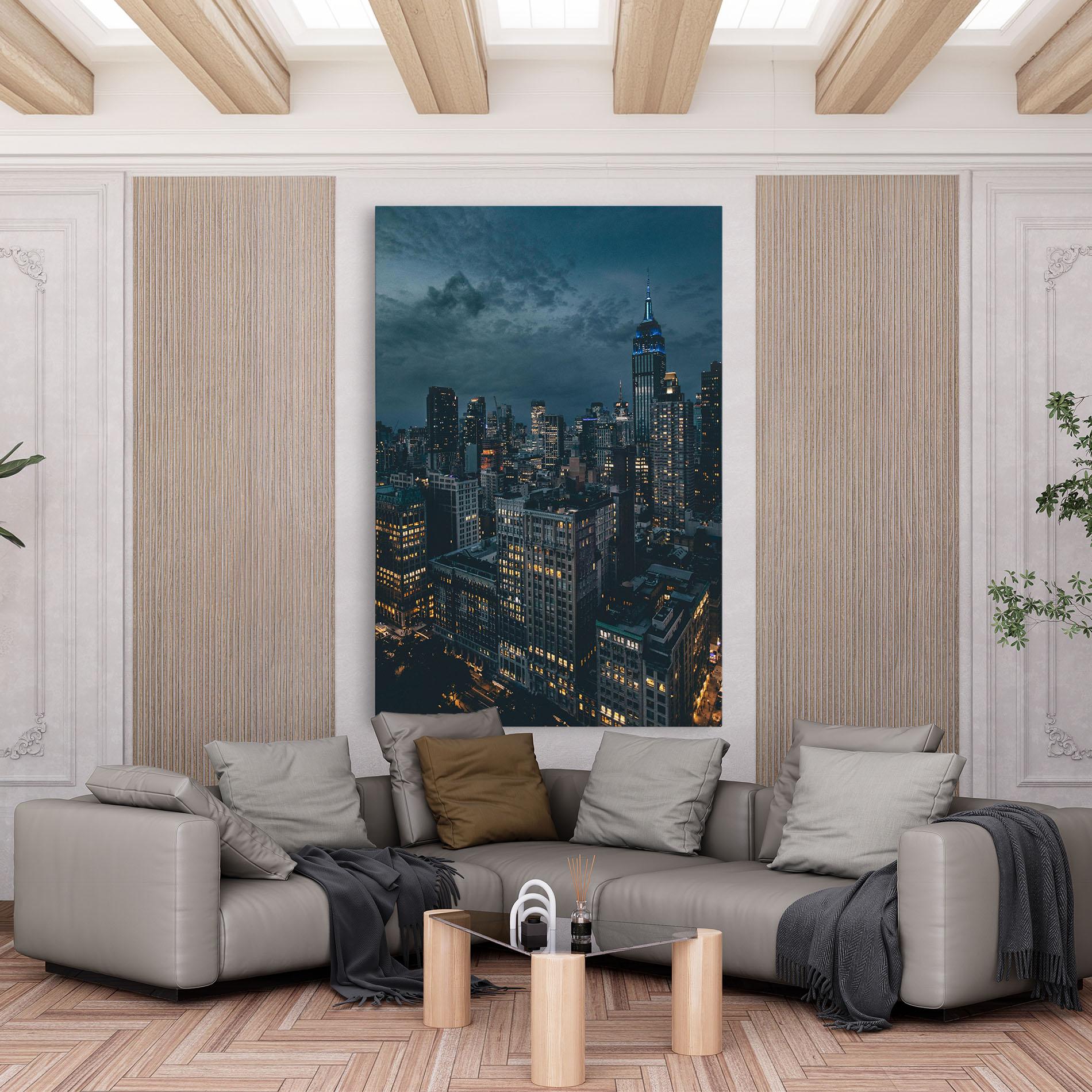 Obraz na Płótnie City Night mockup 6