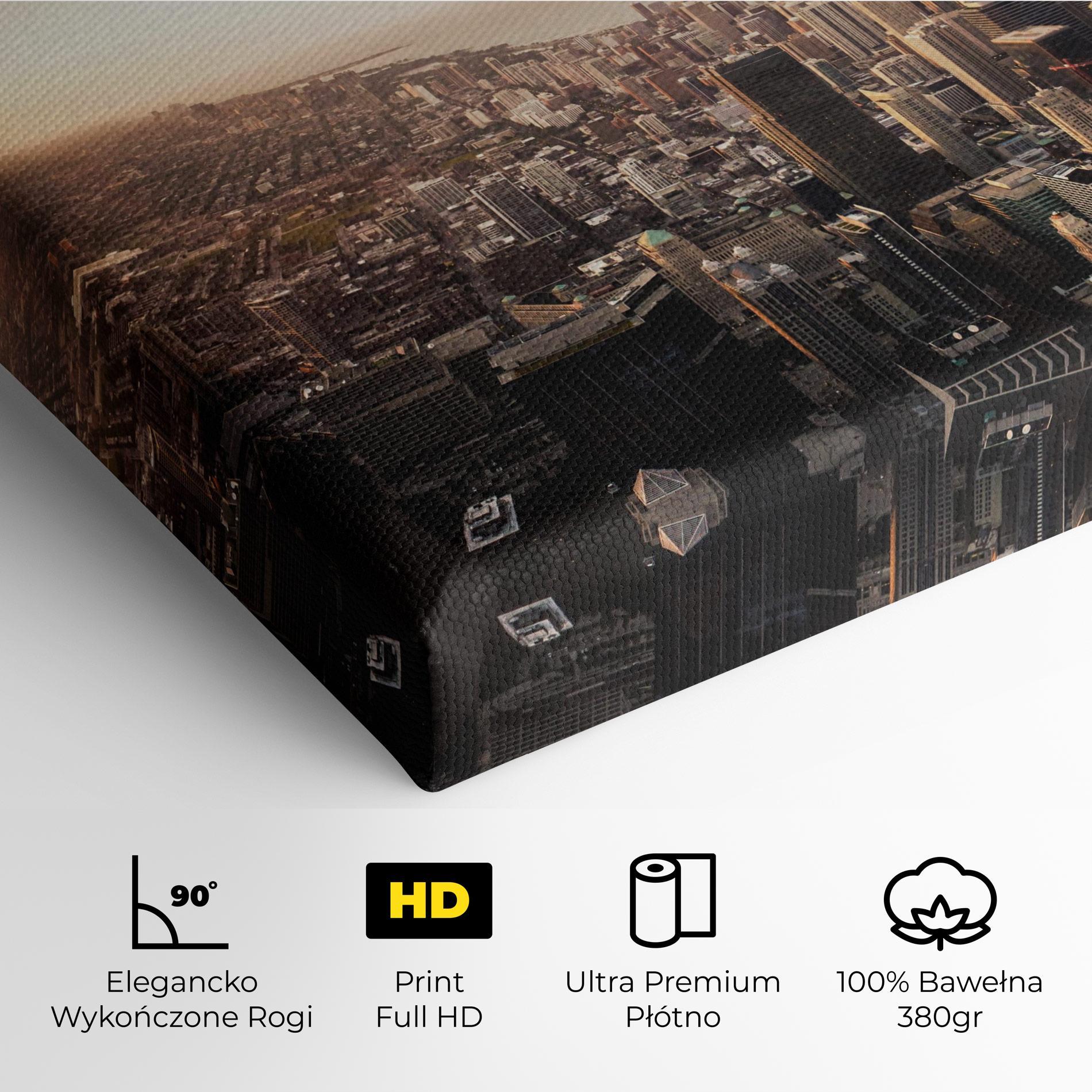 Obraz na Płótnie City Buildings mockup 4