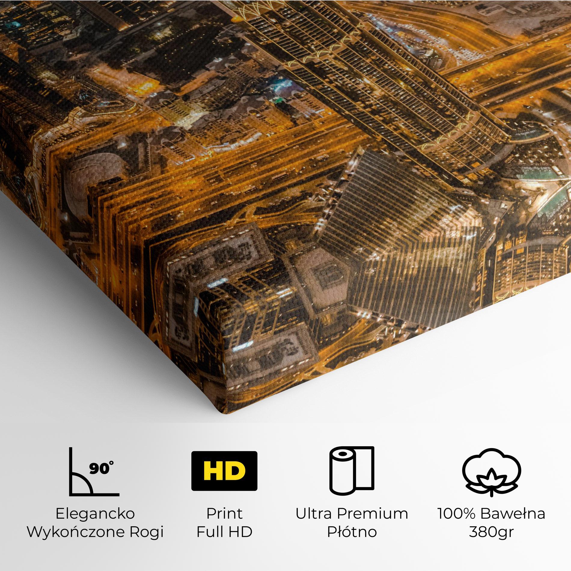 Obraz na Płótnie Dubai Lights mockup 4