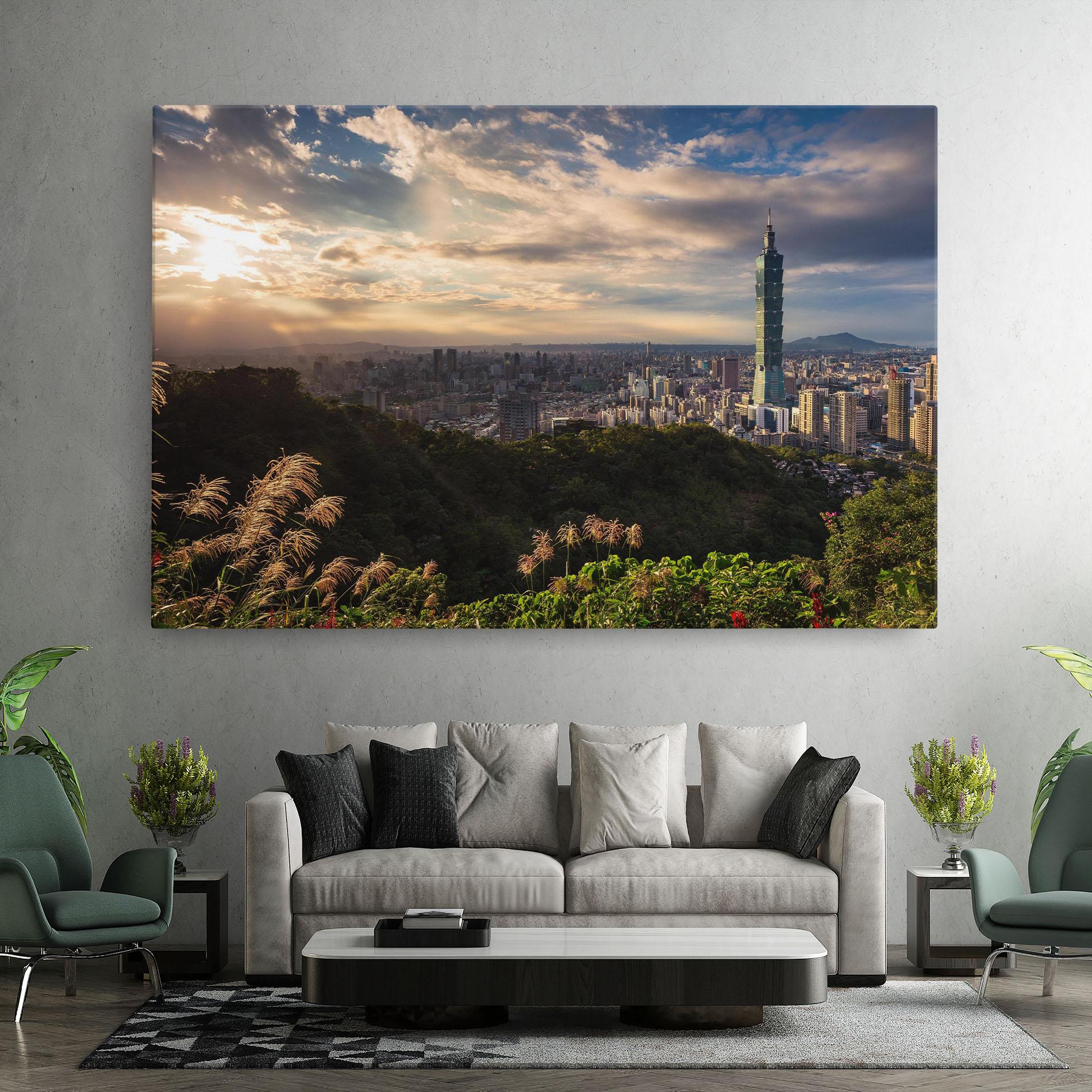 Obraz na Płótnie Big Building Daylight mockup 7