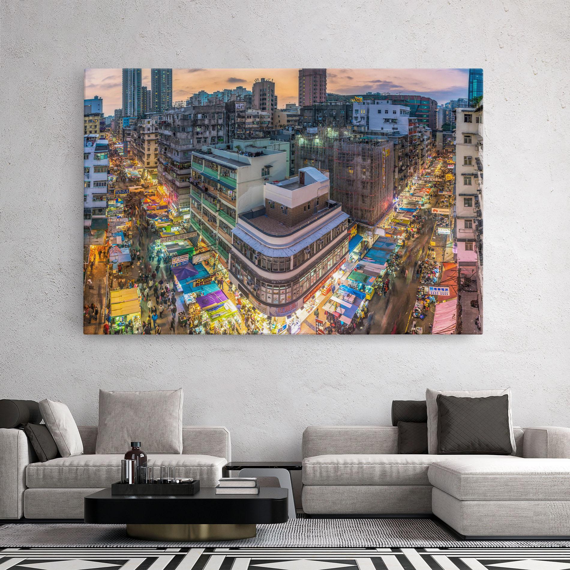 Obraz na Płótnie Colorful Building mockup 2