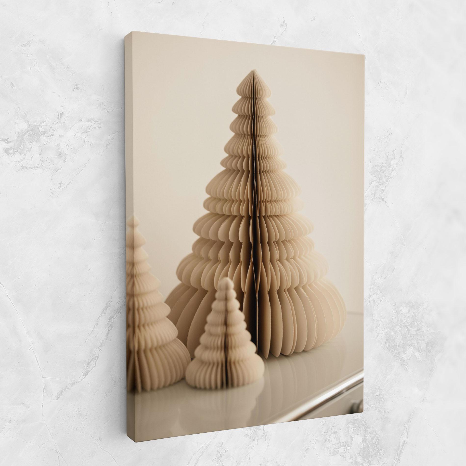 Obraz na Płótnie Paper Tree mockup 1