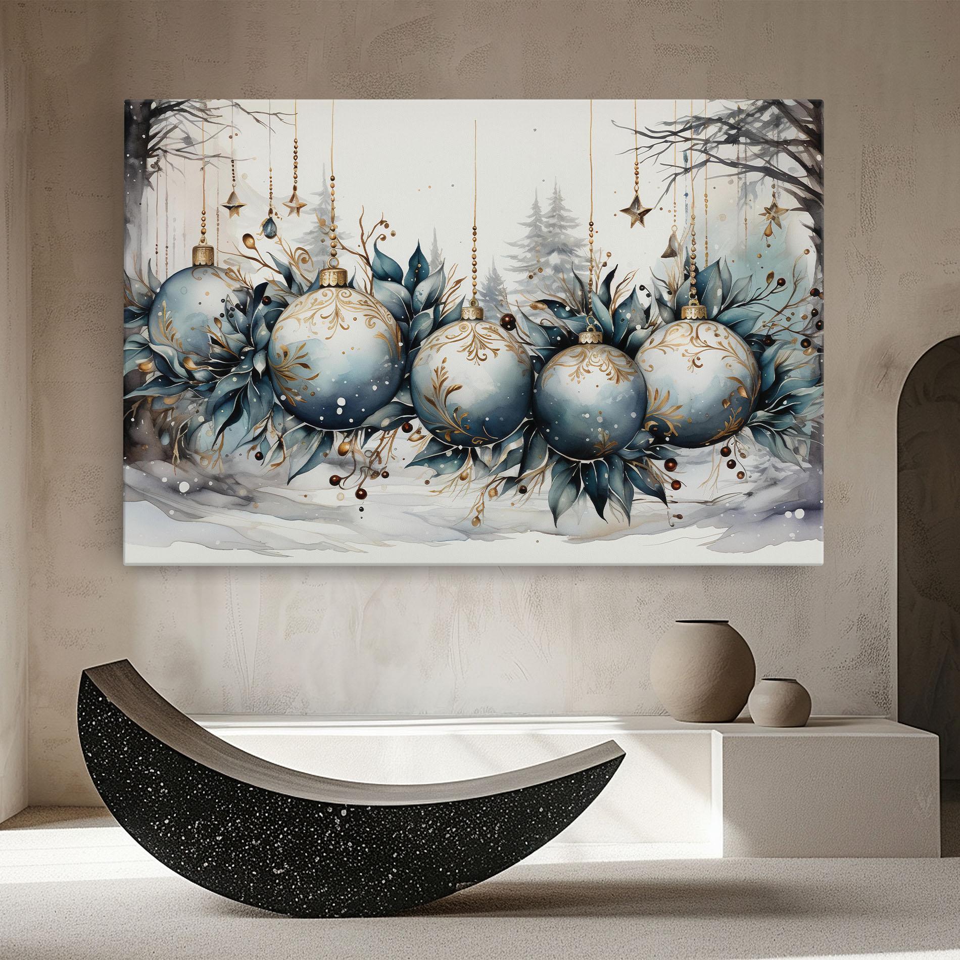 Obraz na Płótnie Christmas Paper mockup 8