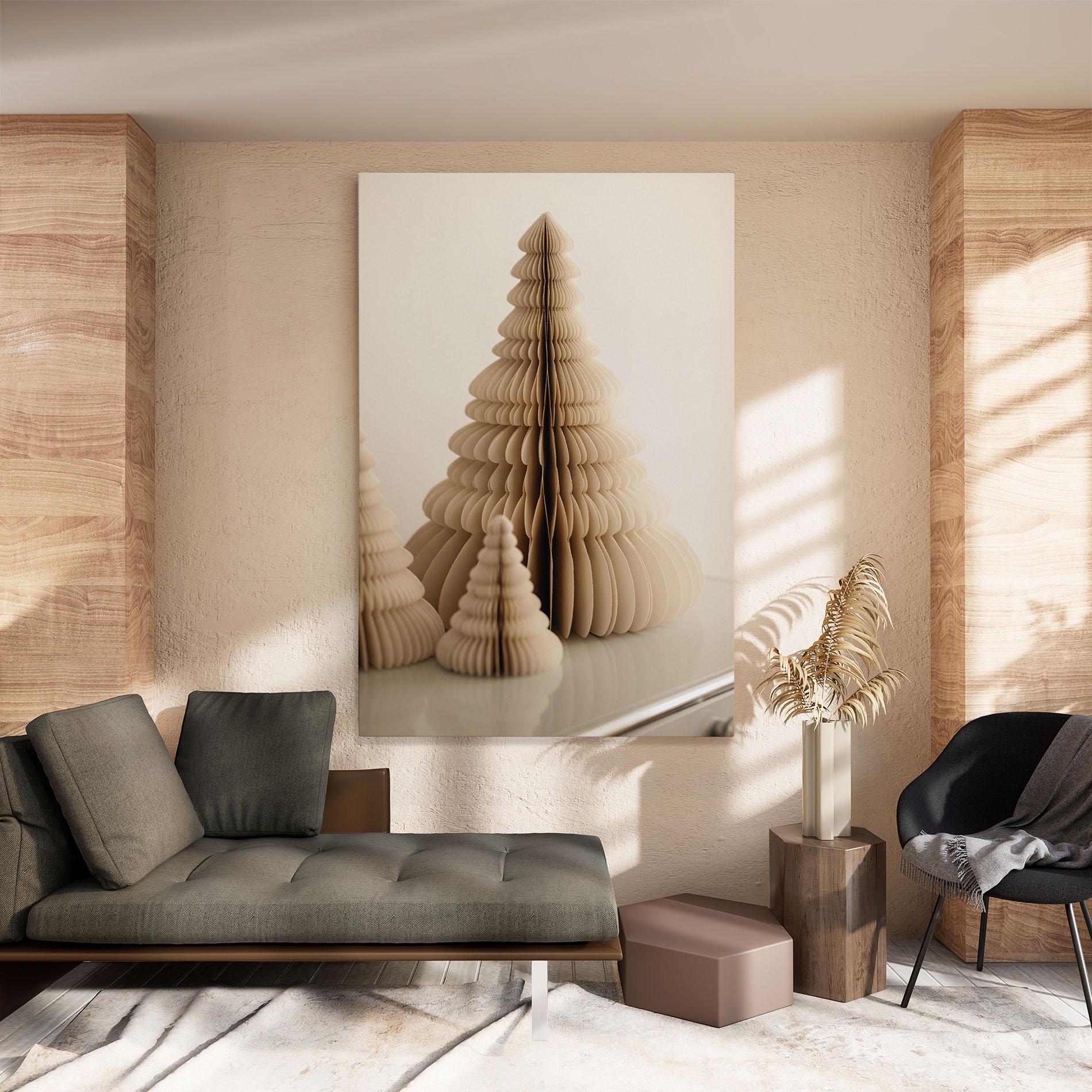 Obraz na Płótnie Paper Tree mockup 8