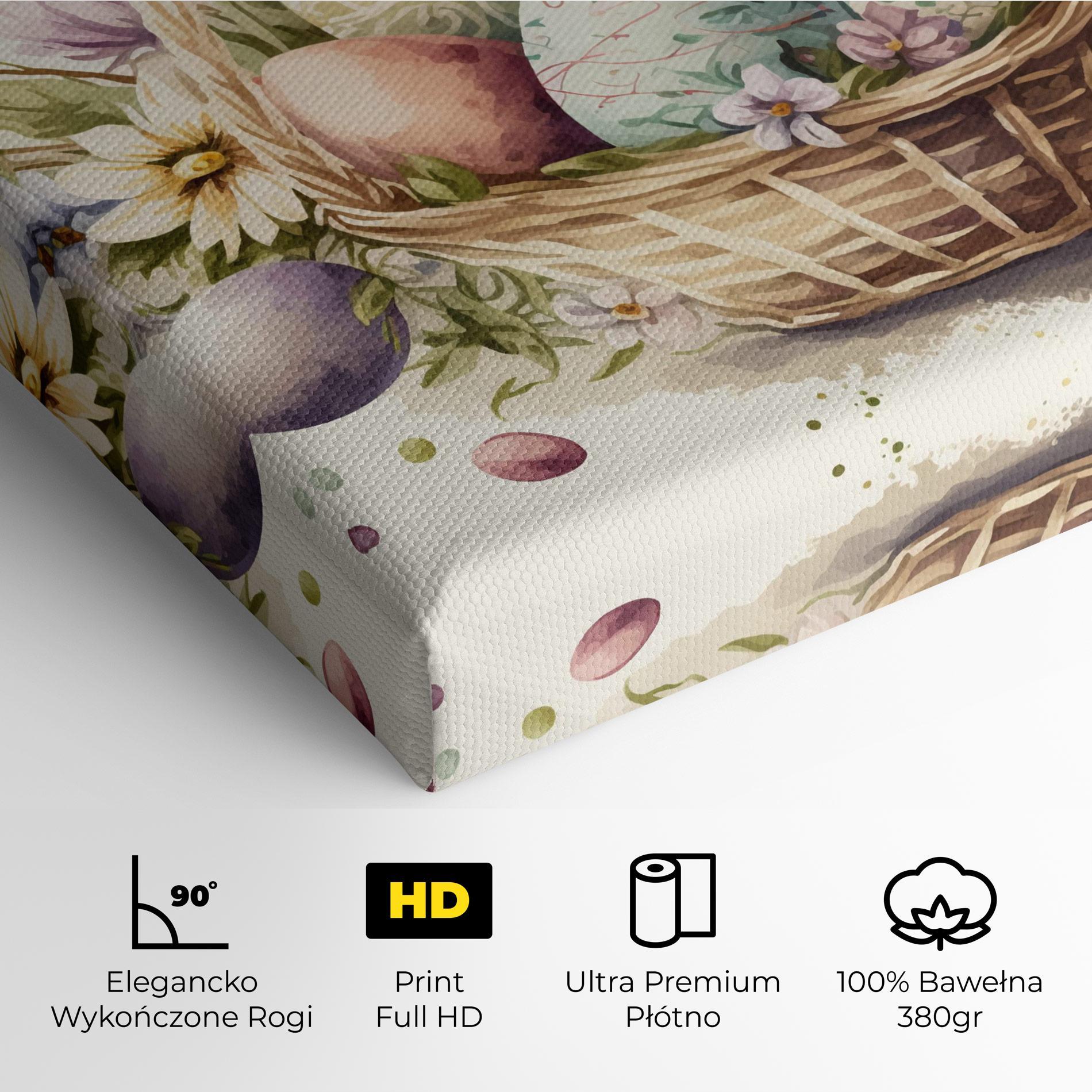 Obraz na Płótnie Eggs Basket mockup 4