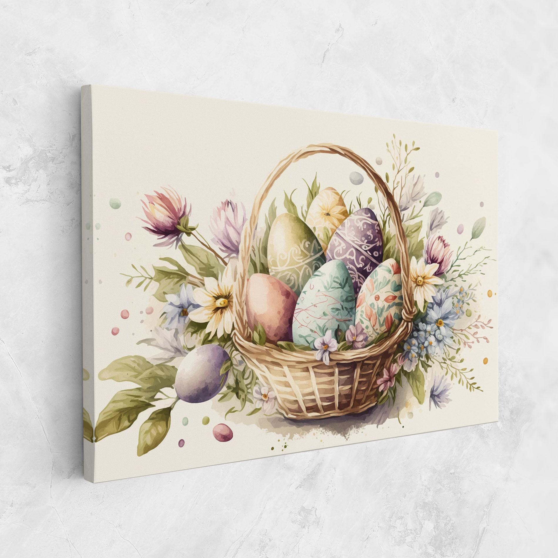 Obraz na Płótnie Eggs Basket mockup 1