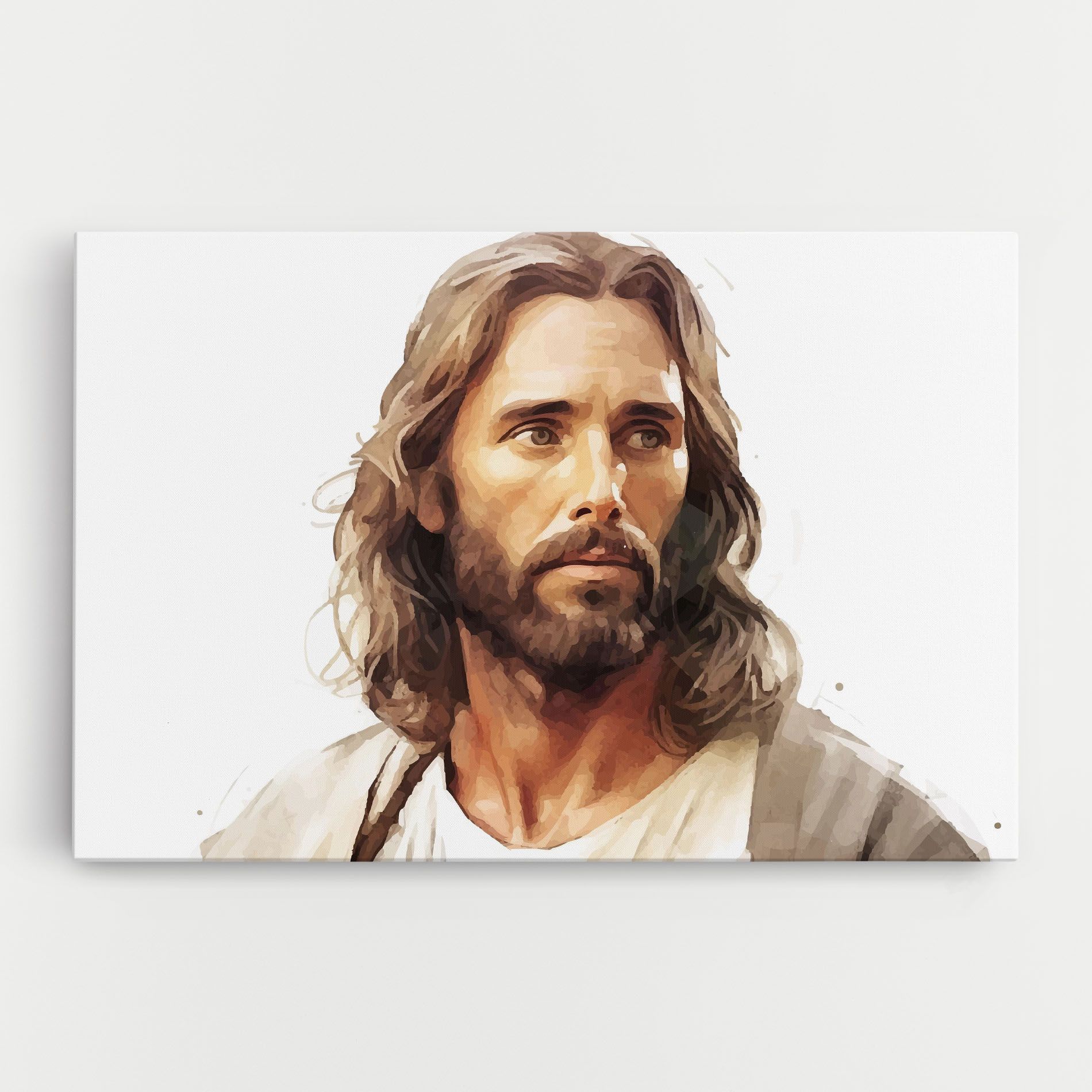 Jesus Long Hair mockup 0