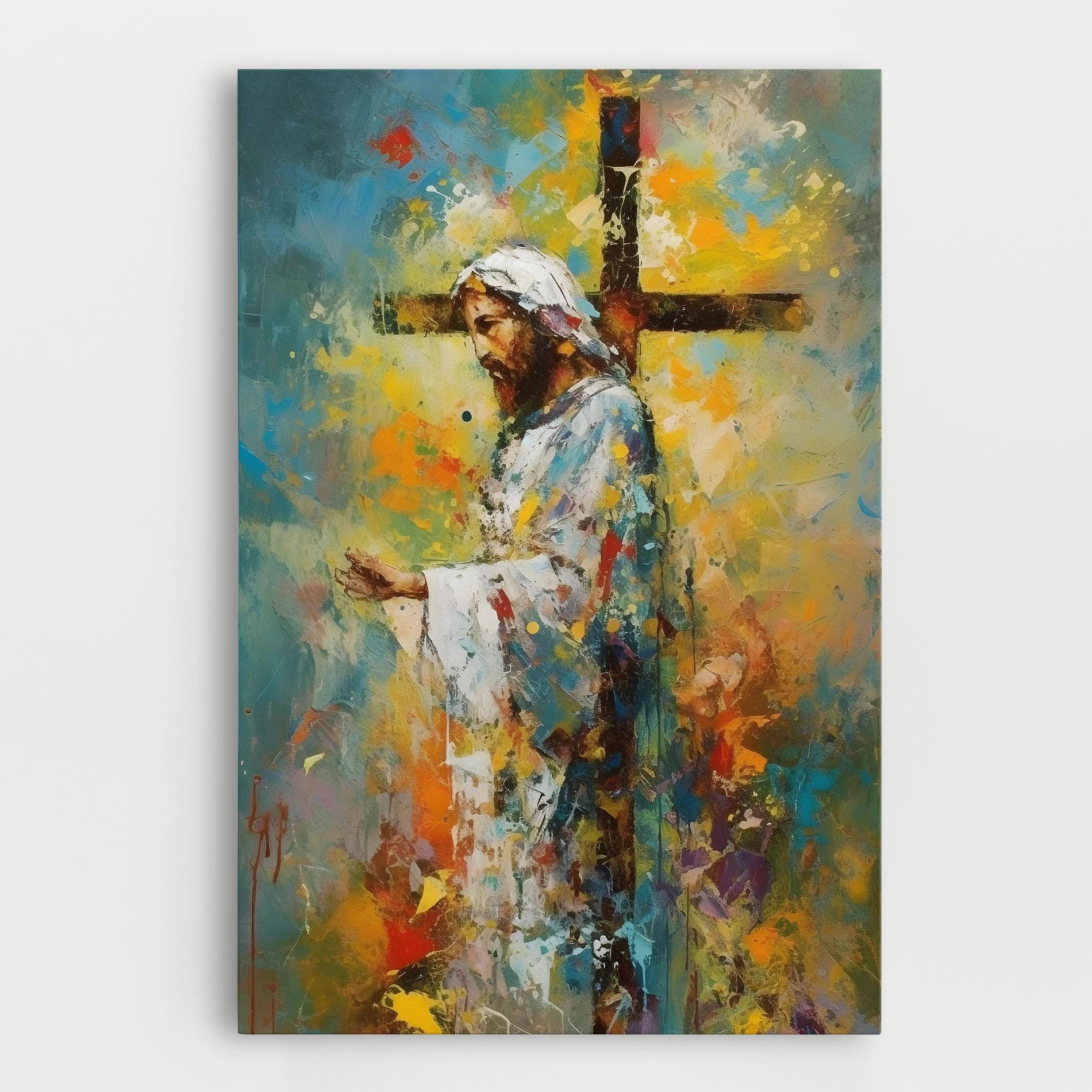 Obraz na Płótnie Christ Art Painting mockup 0