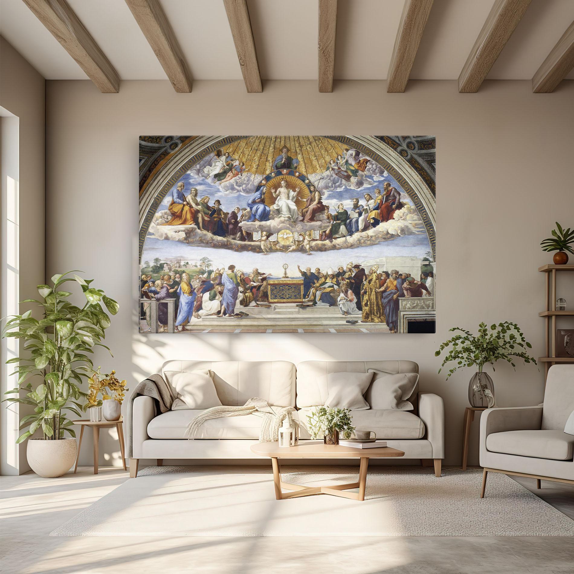 Obraz na Płótnie Holy Light mockup 6