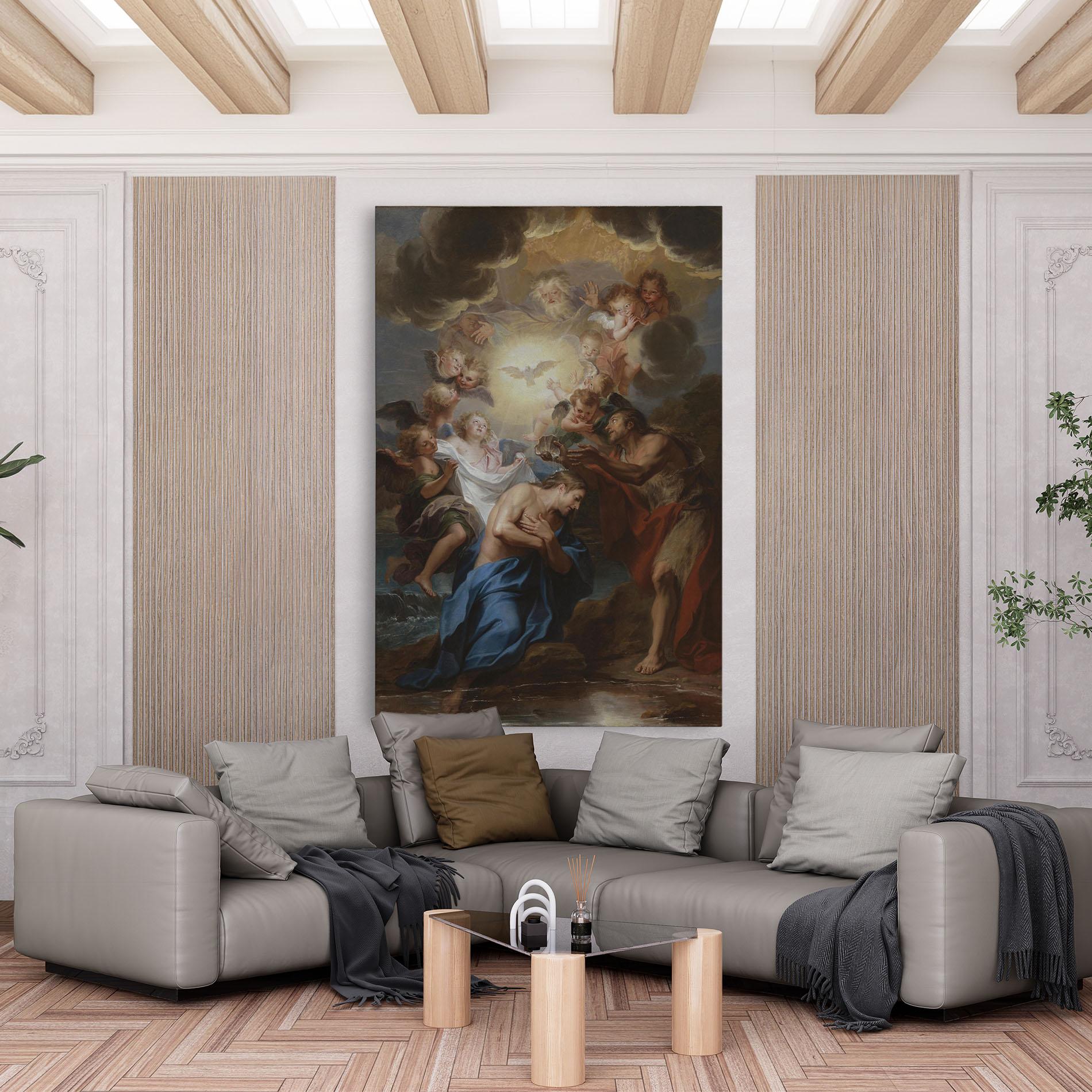 Obraz na Płótnie Divine Yellow Light mockup 6