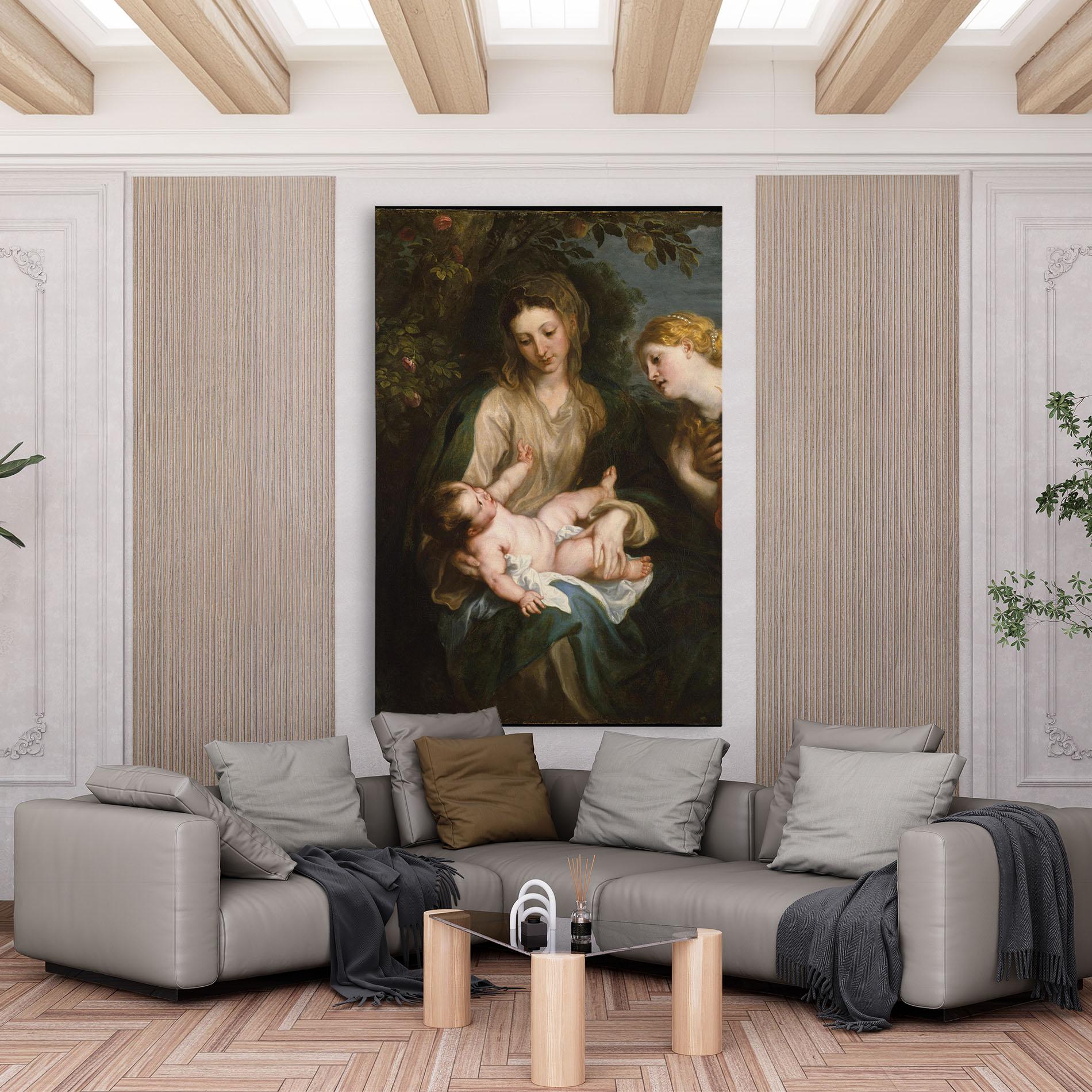 Obraz na Płótnie Looking At Baby mockup 6