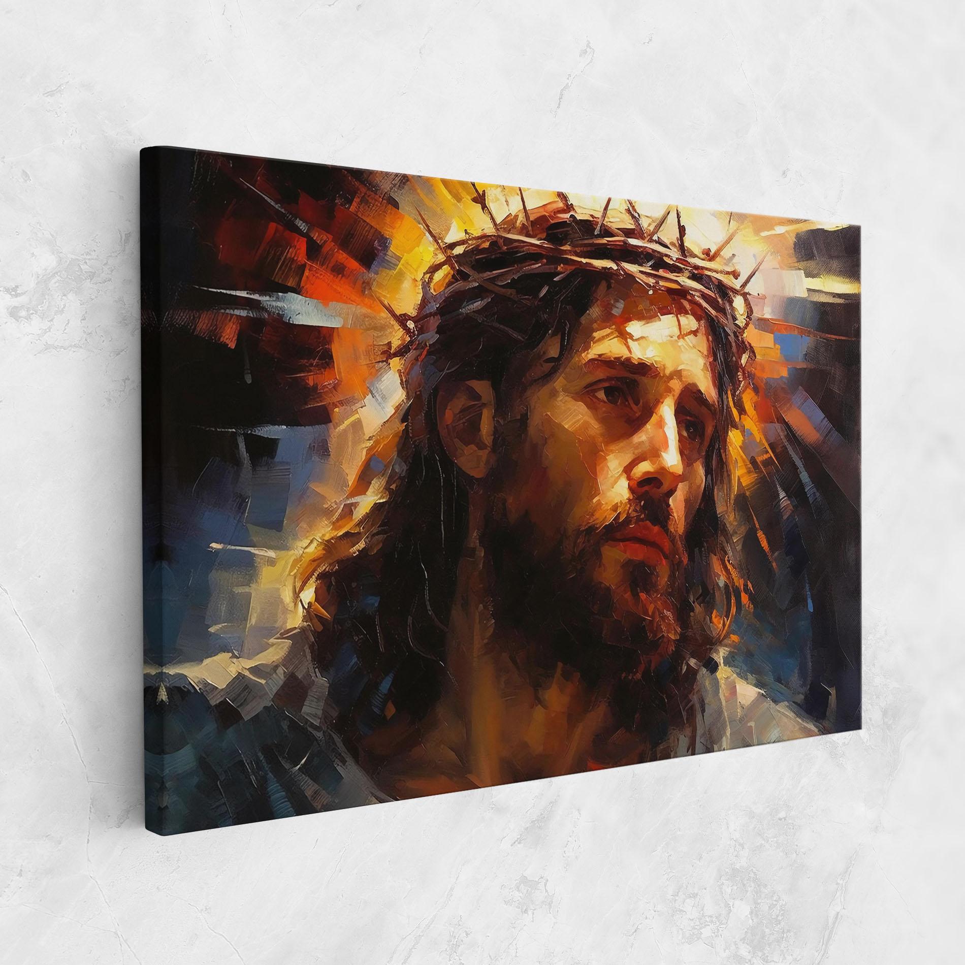 Obraz na Płótnie Jesus Crown mockup 1