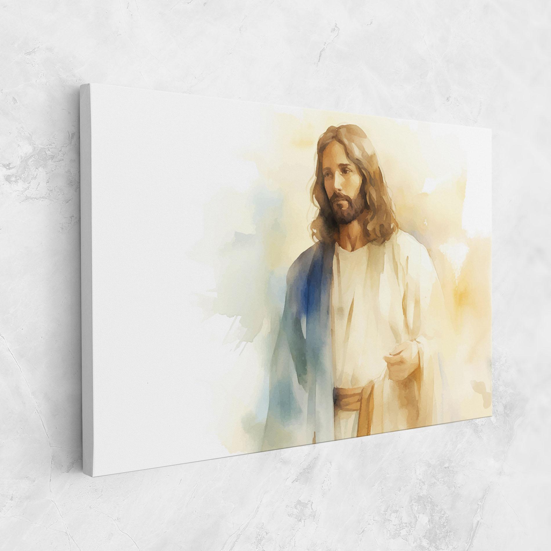 Obraz na Płótnie Jesus Light Art mockup 1