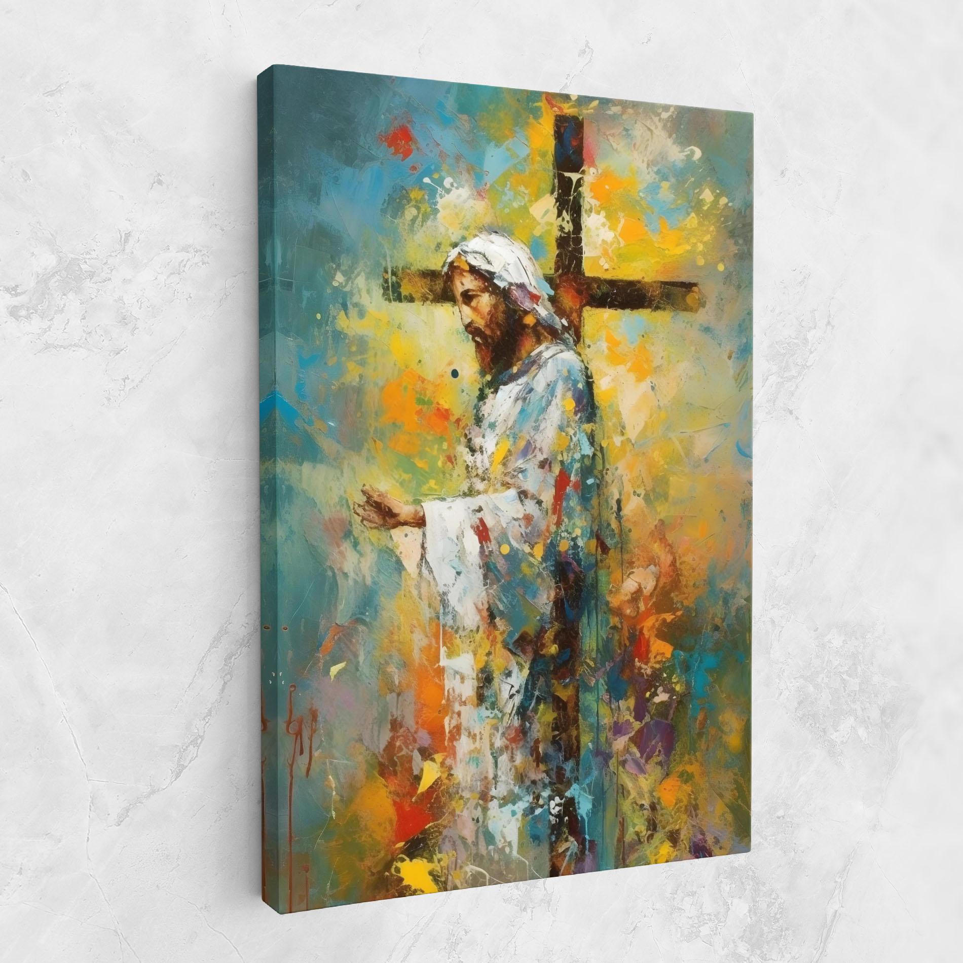 Obraz na Płótnie Christ Art Painting mockup 1