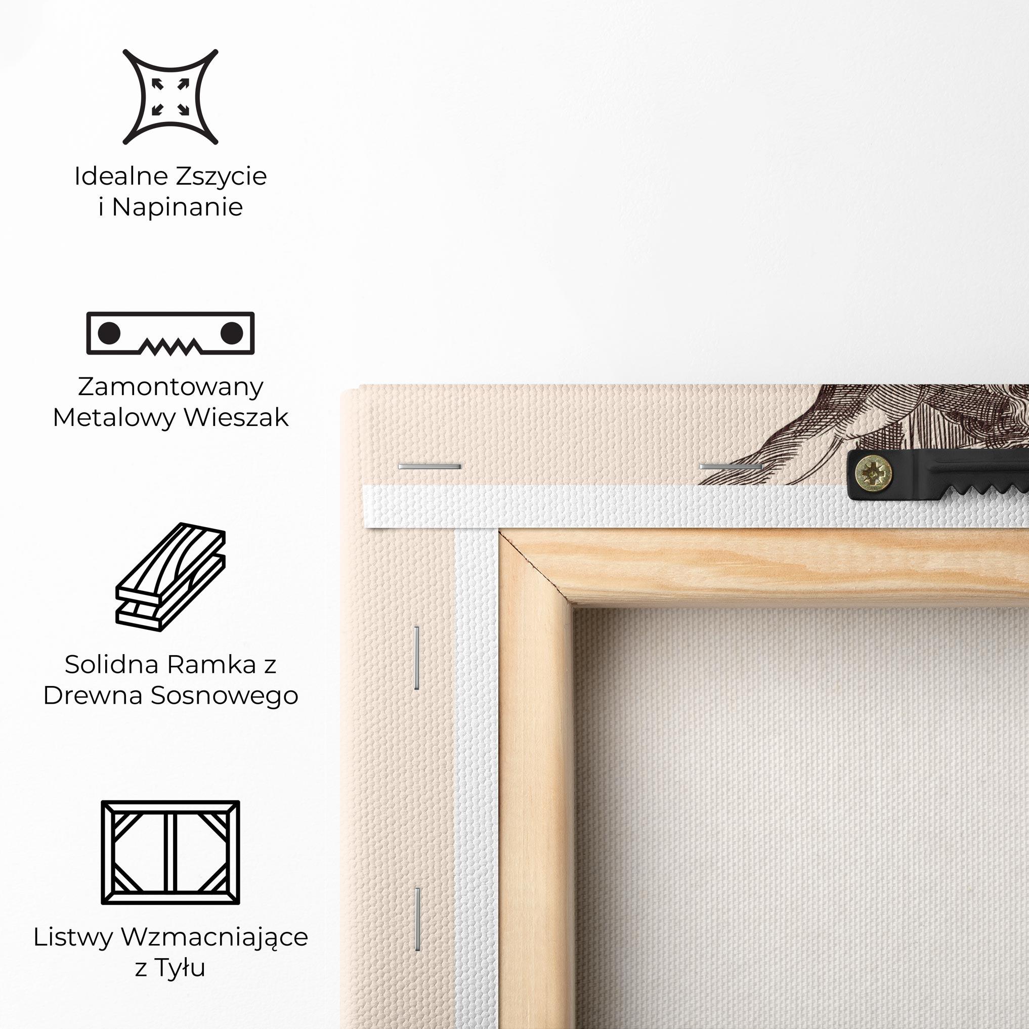 Obraz na Płótnie Brown Cross Jesus mockup 5